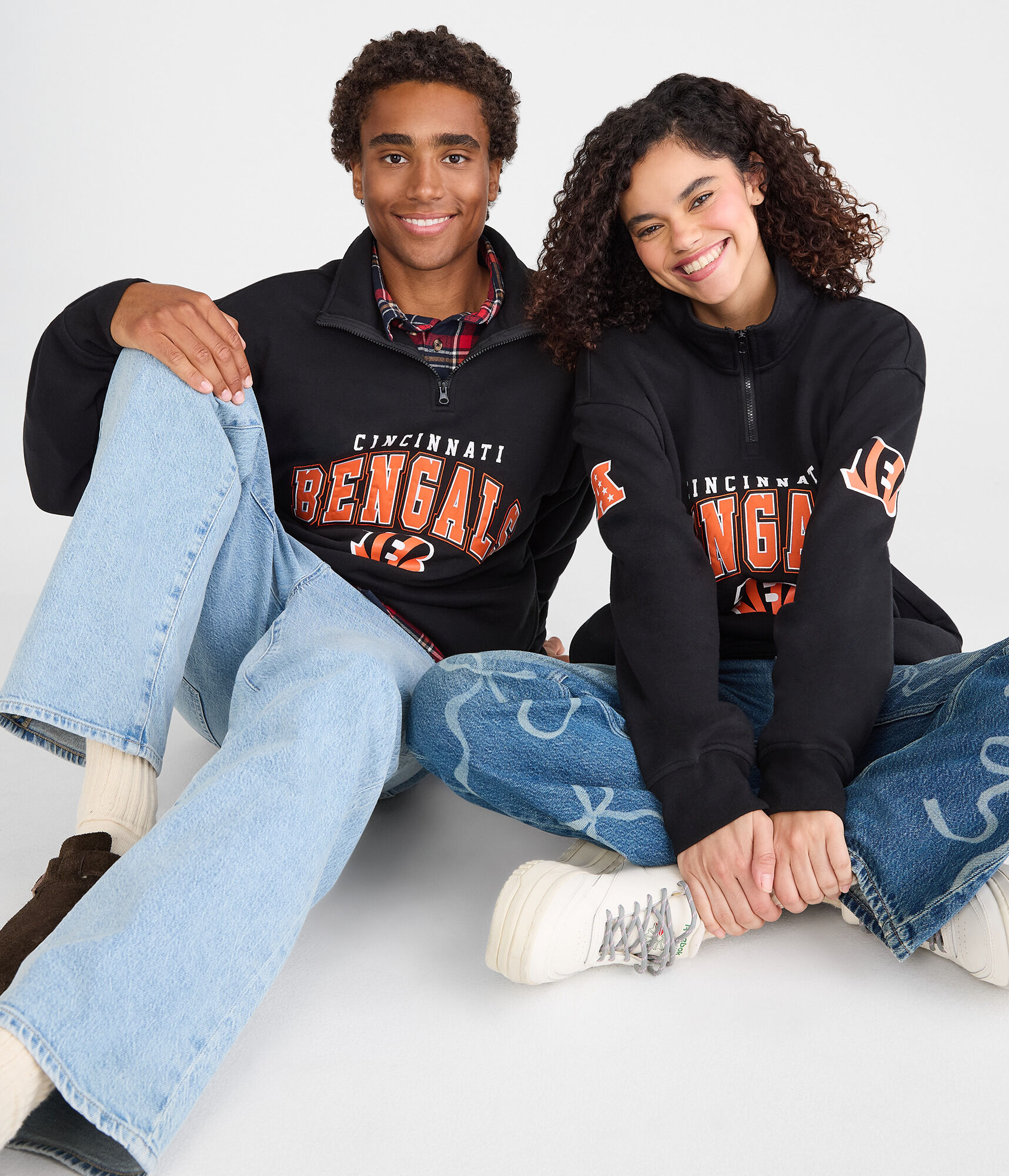 Cincinnati Bengals Quarter-Zip Sweatshirt