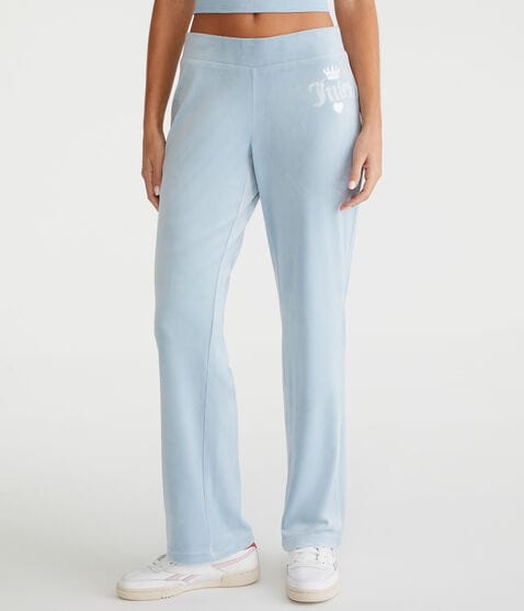 Juicy Couture Bling Velour Track Pants Juicy Couture Bling Velour Track Pants