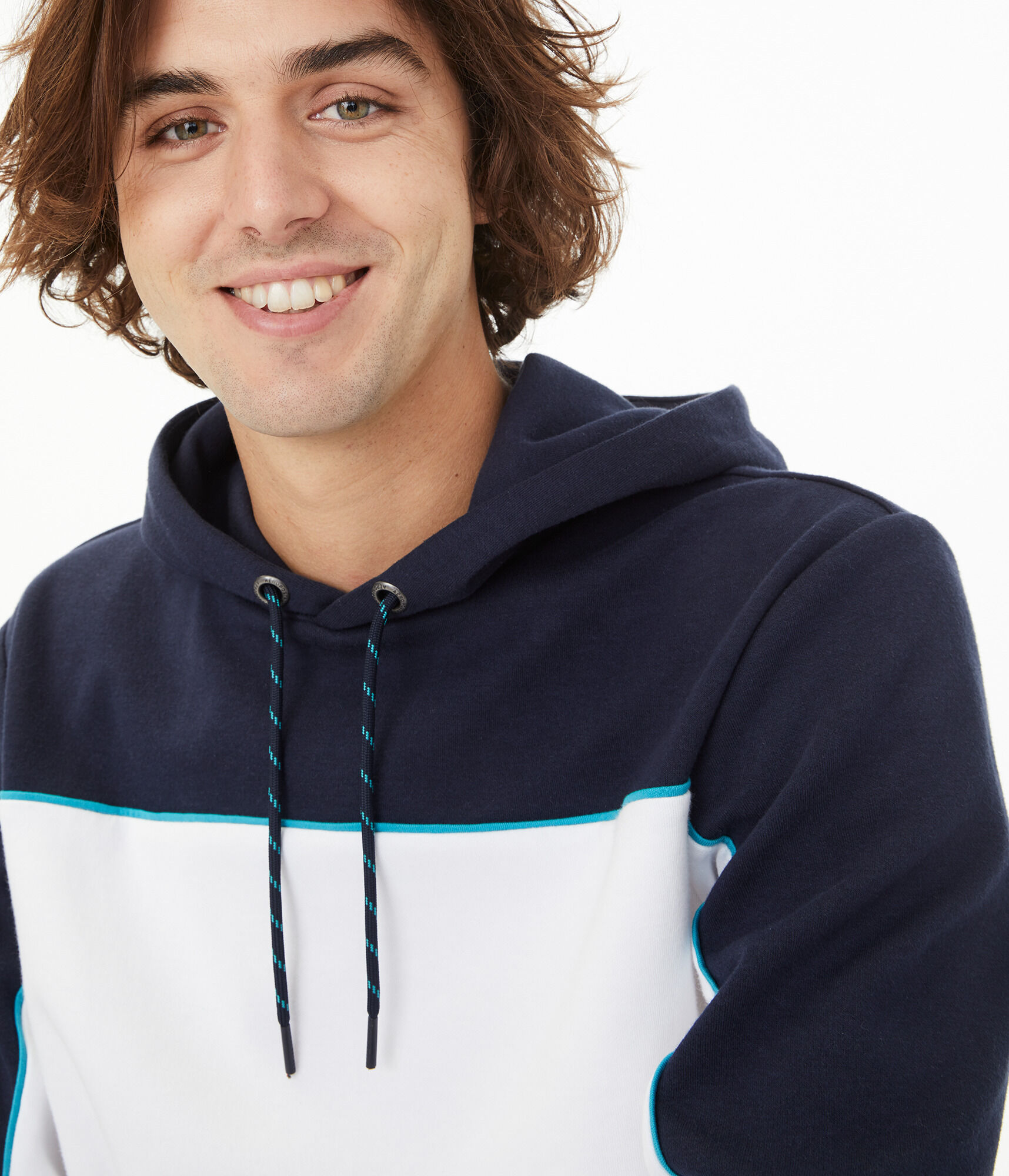 Colorblock Tech Fleece Pullover Hoodie