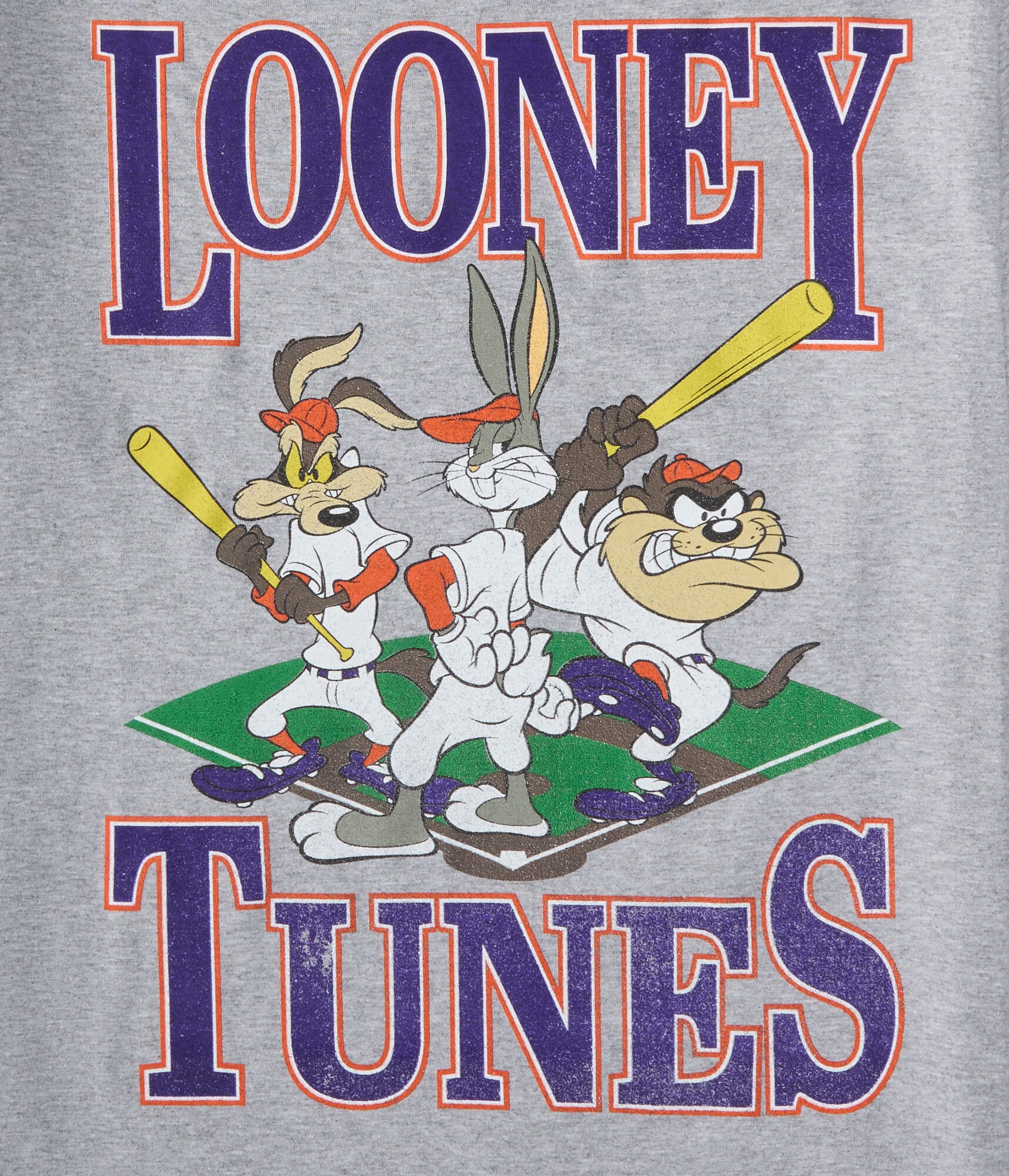 Looney Tunes Baseball Relaxed Graphic Tee