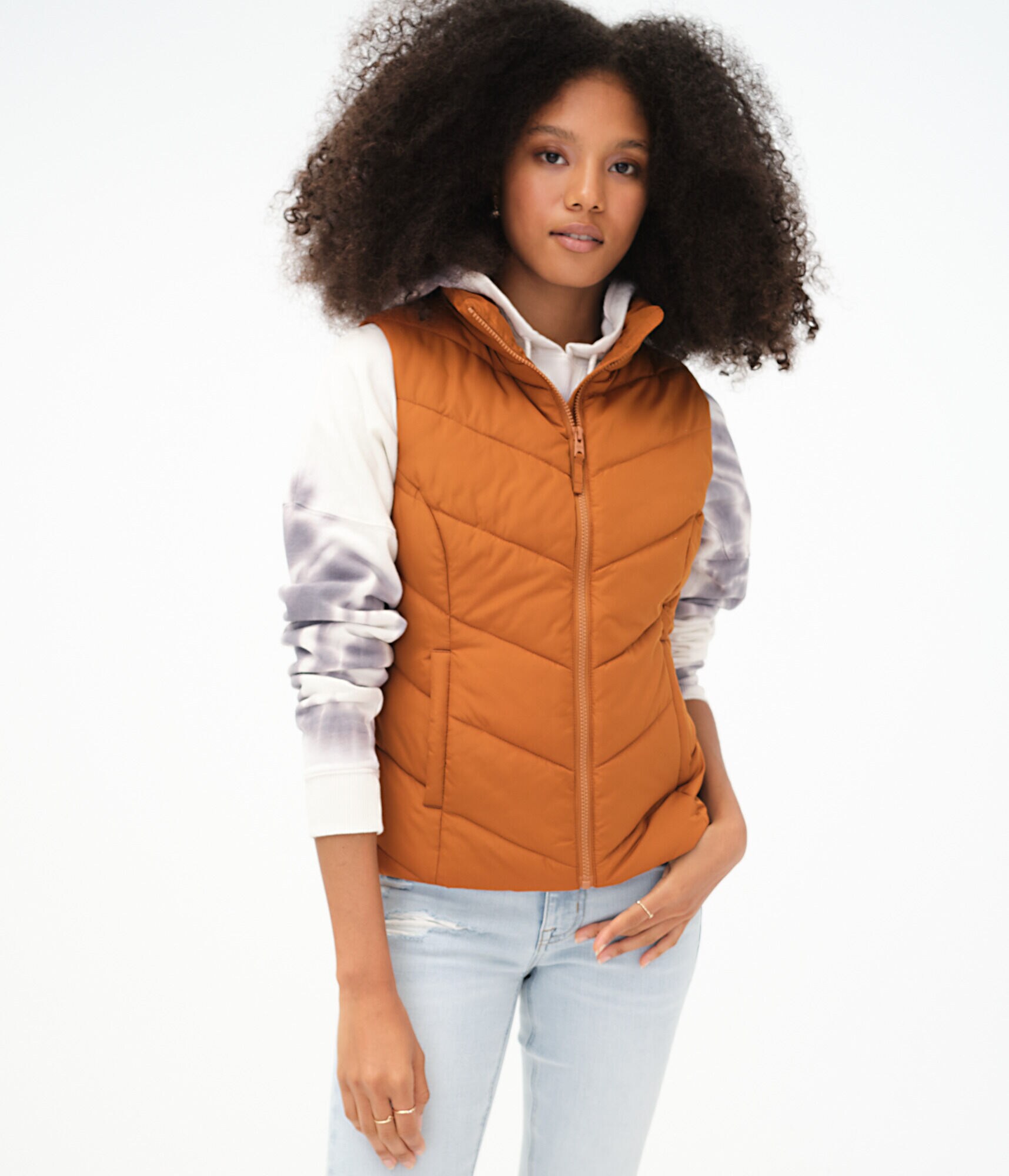 lightweight puffer vest