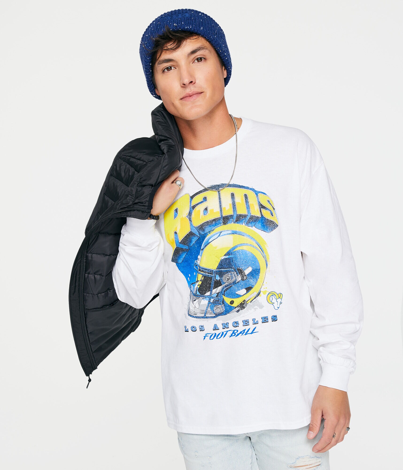 Long Sleeve Los Angeles Rams Graphic Tee