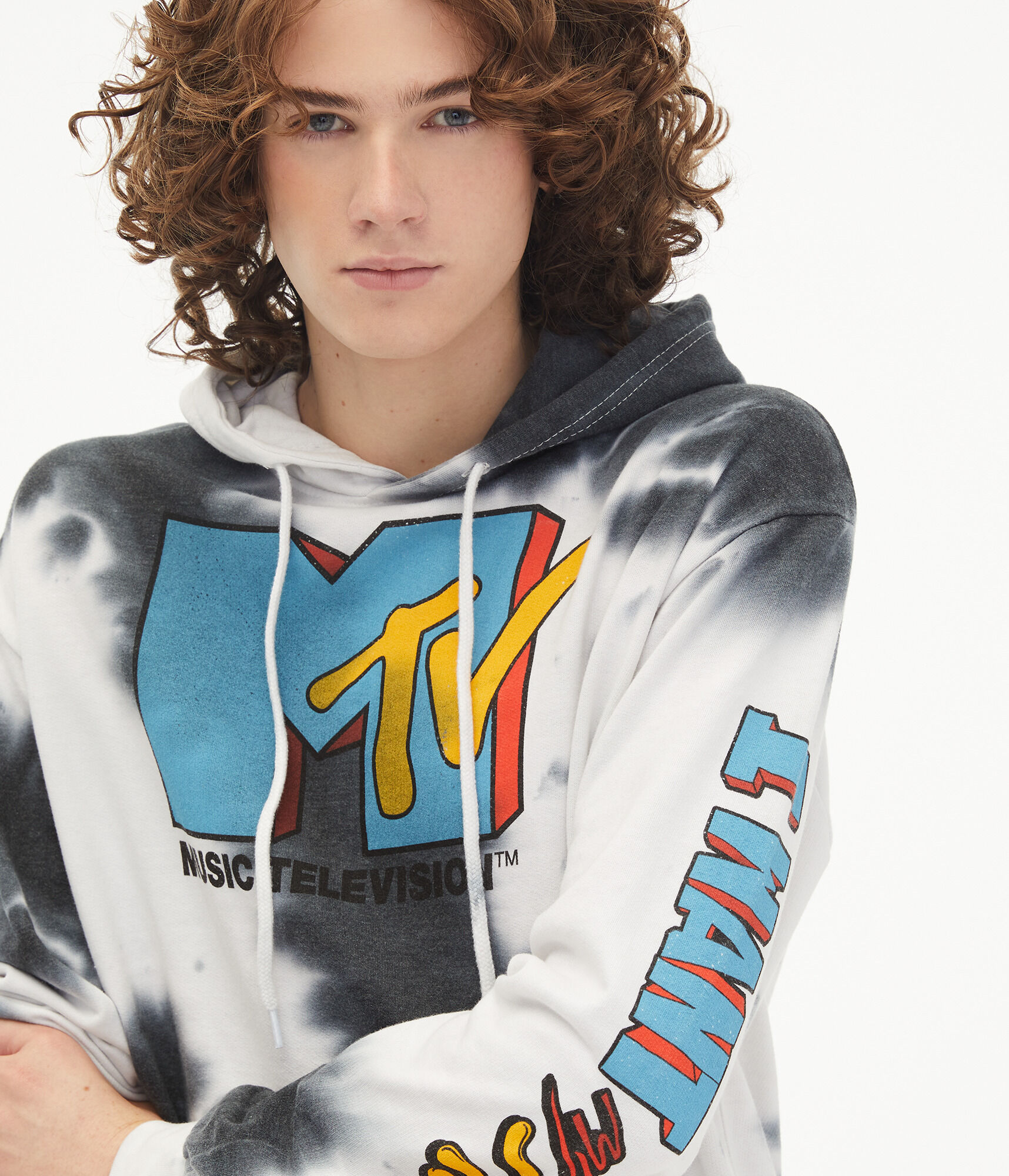 I Want My MTV Tie-Dye Pullover Hoodie