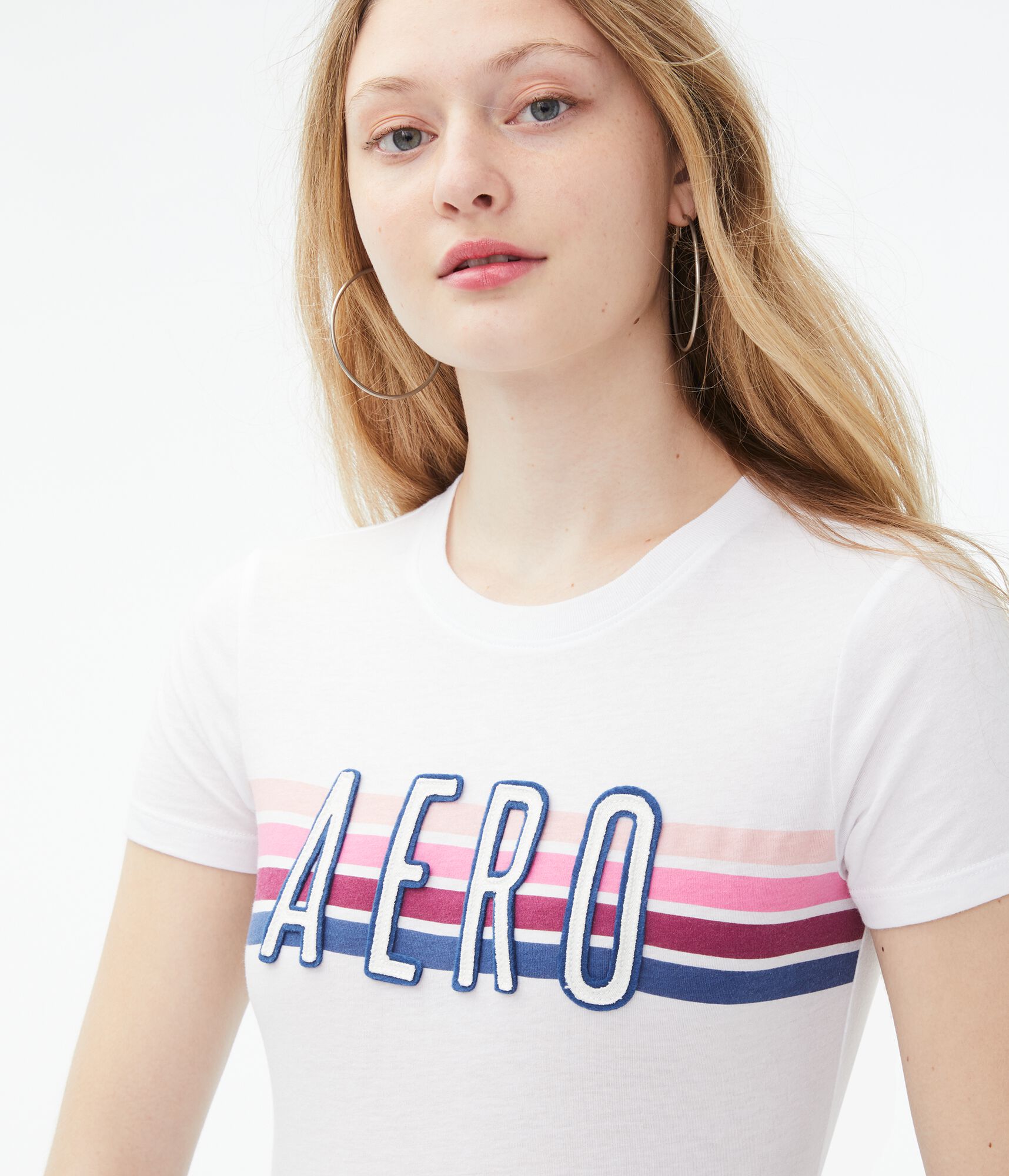 Aero Stripes Graphic Tee
