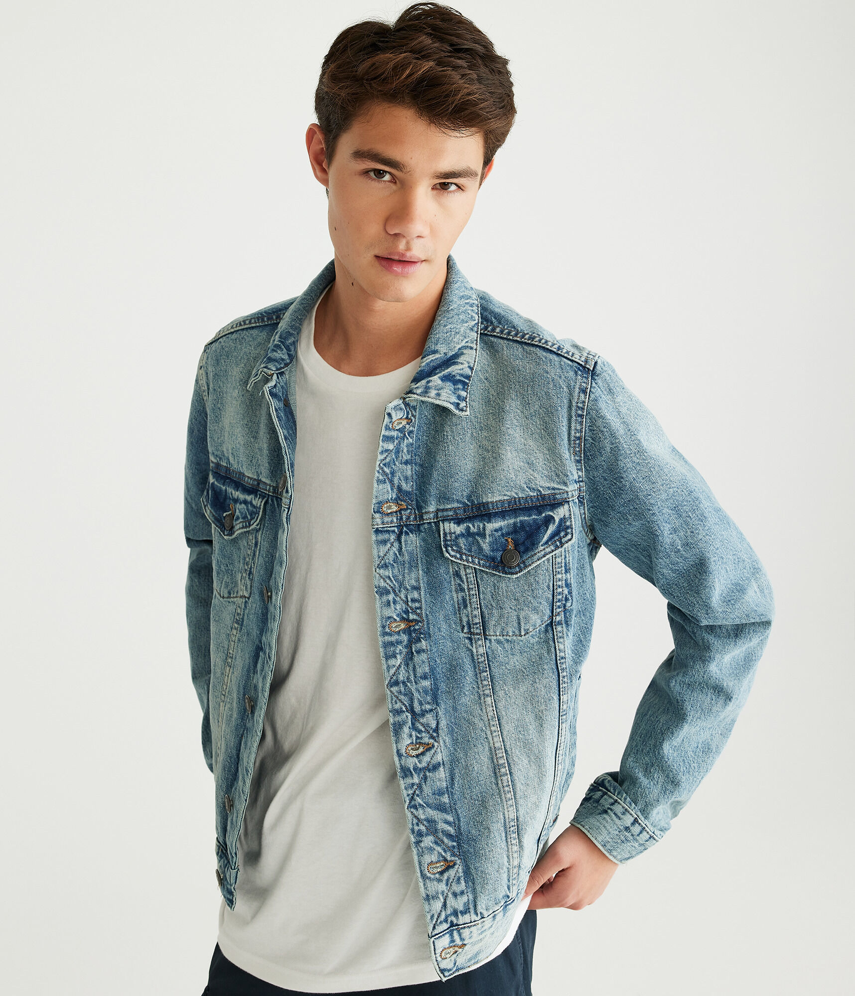 aeropostale mens jean jacket