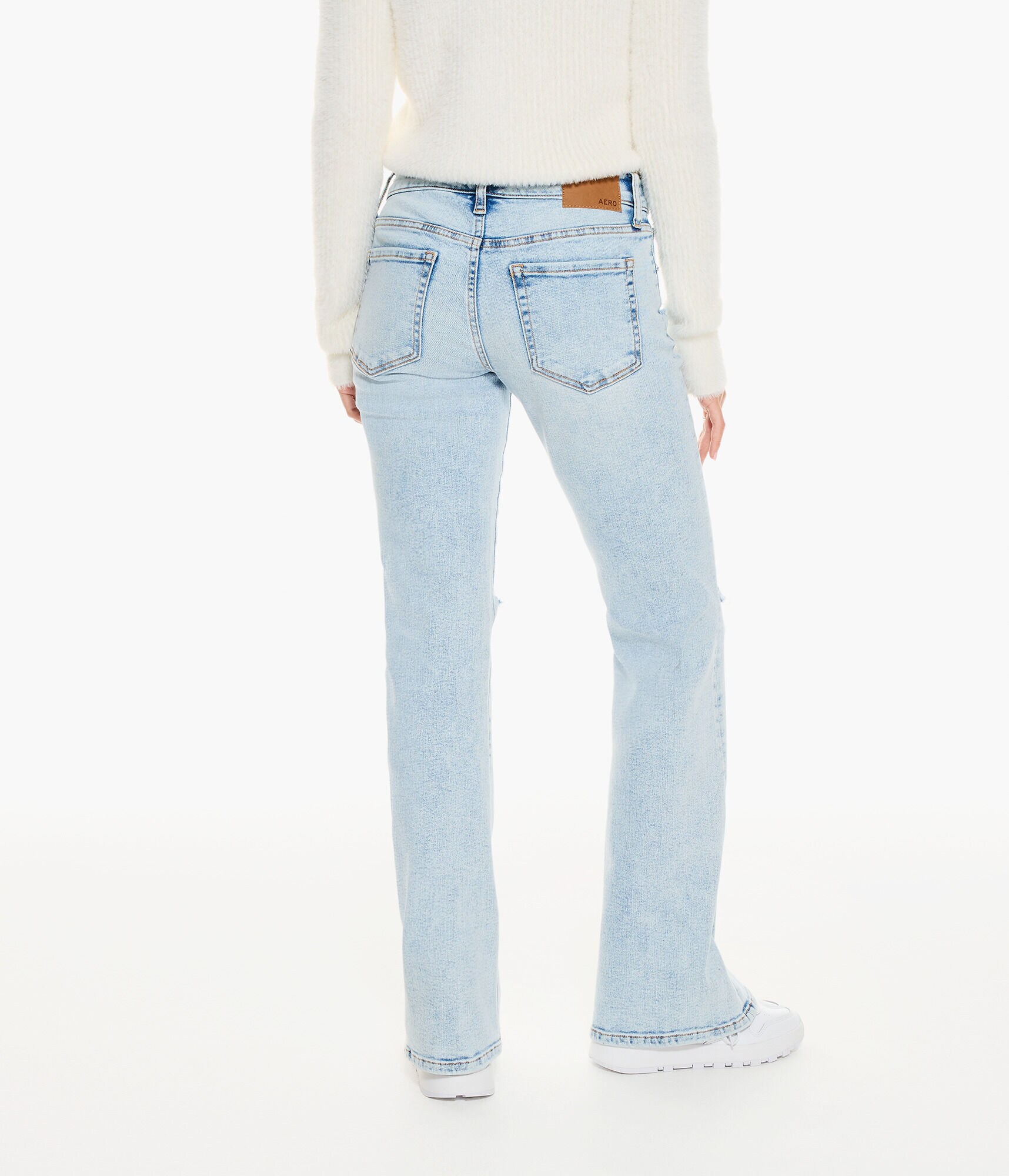 Low-Rise Flare Soft Flex Jean