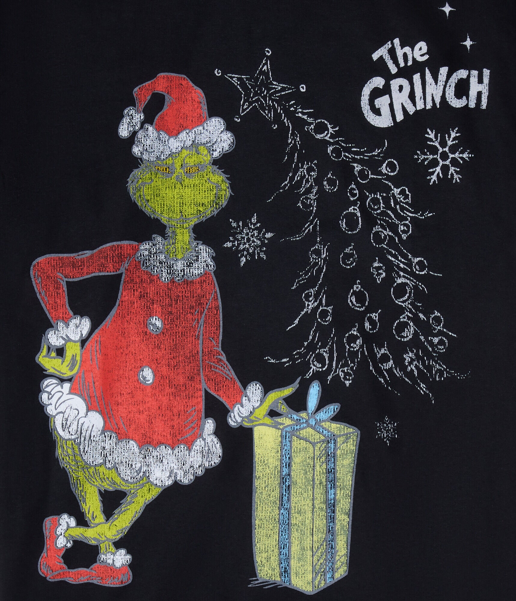 The Grinch Christmas Tree Relaxed Graphic Tee