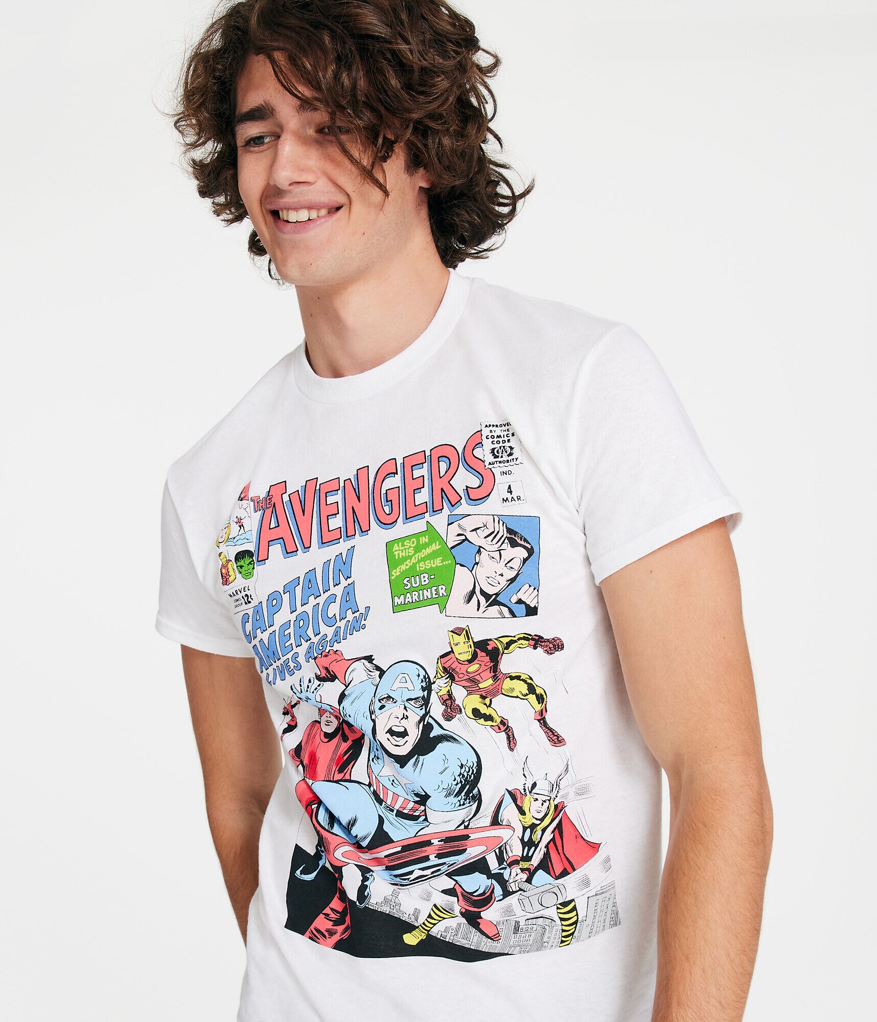 Avengers Comic Graphic Tee
