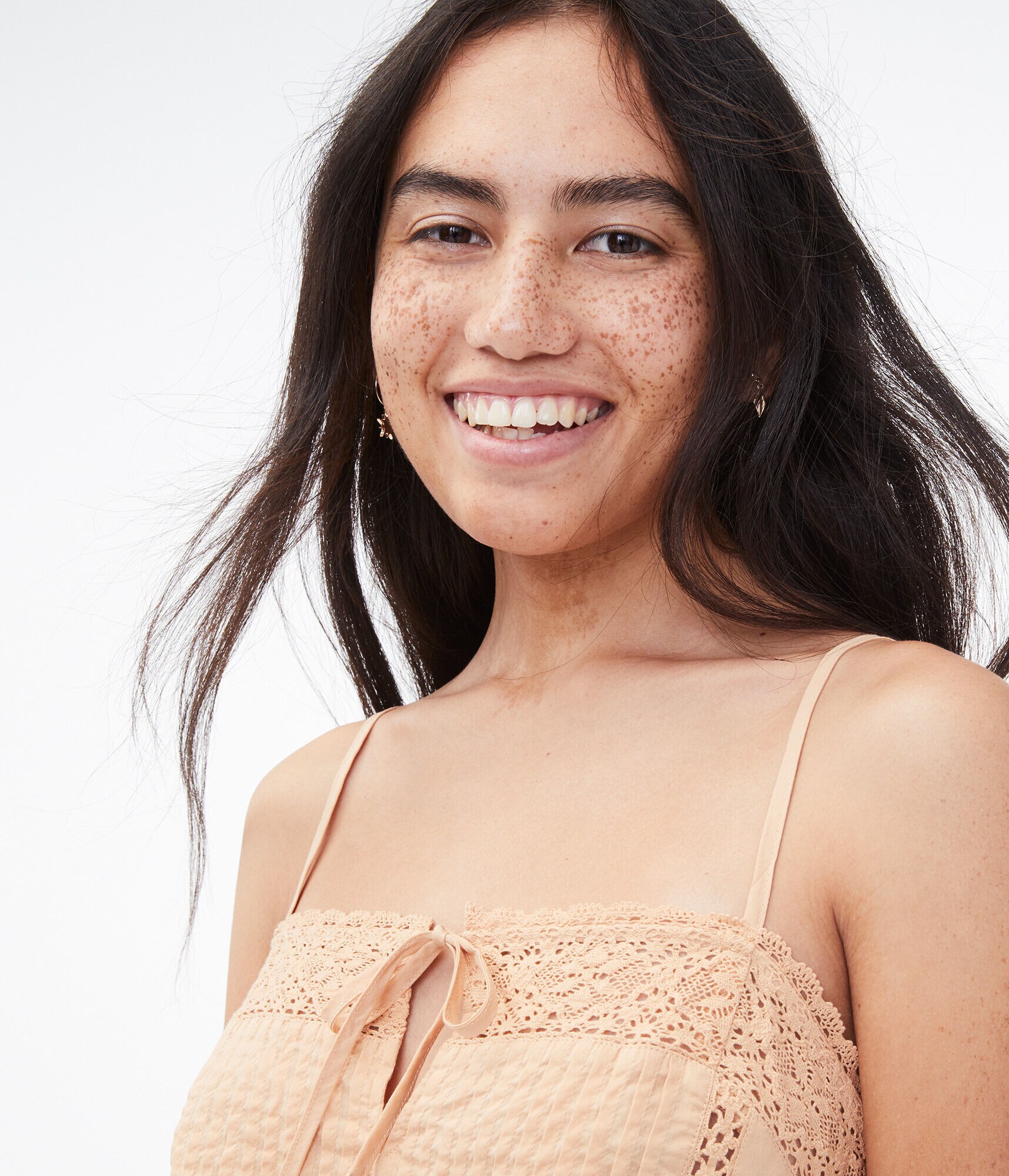 Lace Inset Cropped Cami