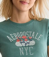 Aeropostale NYC Roses Graphic Tee