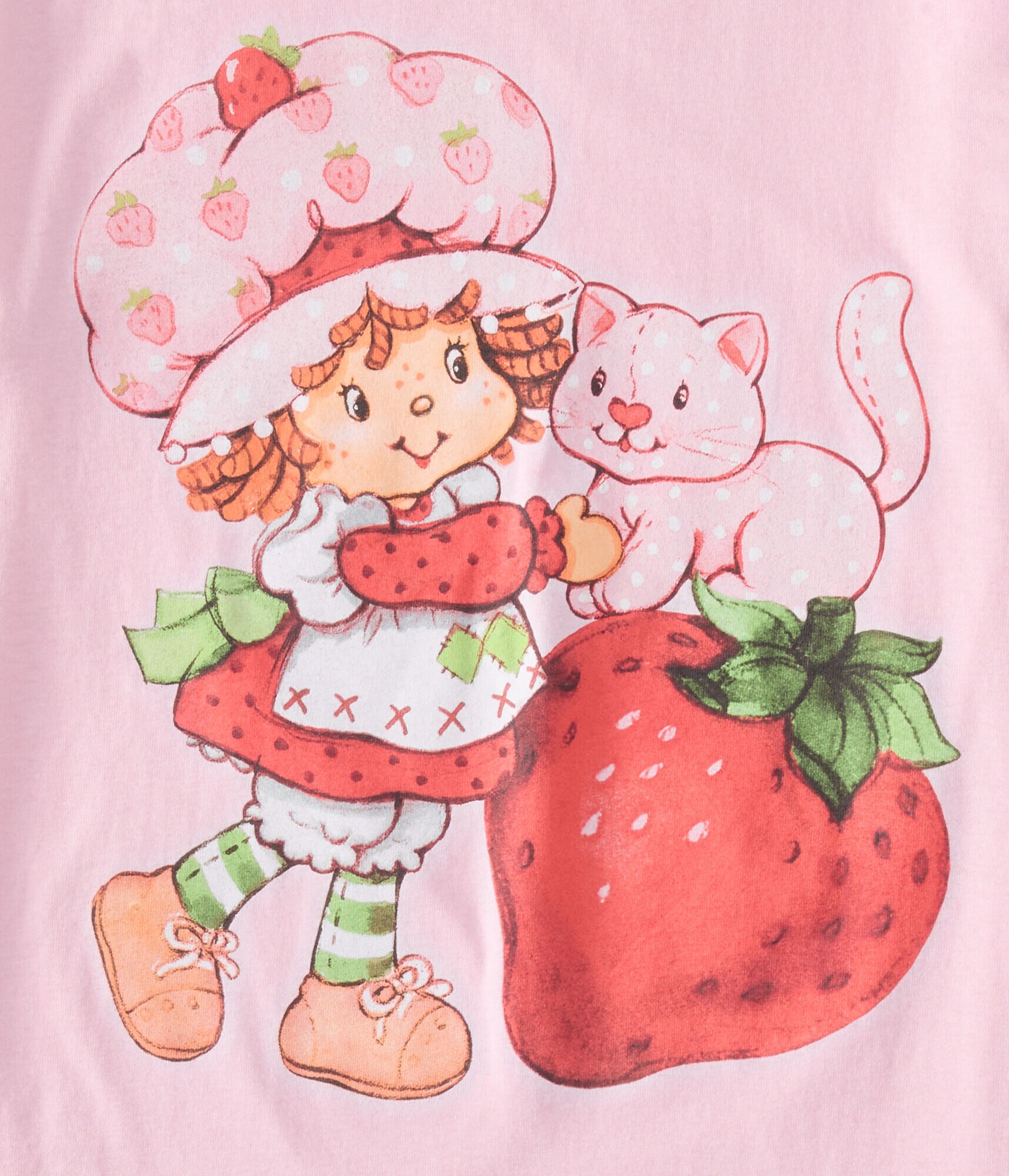 Strawberry Men's Crewneck Short Sleeve Cute Loose Moisture T