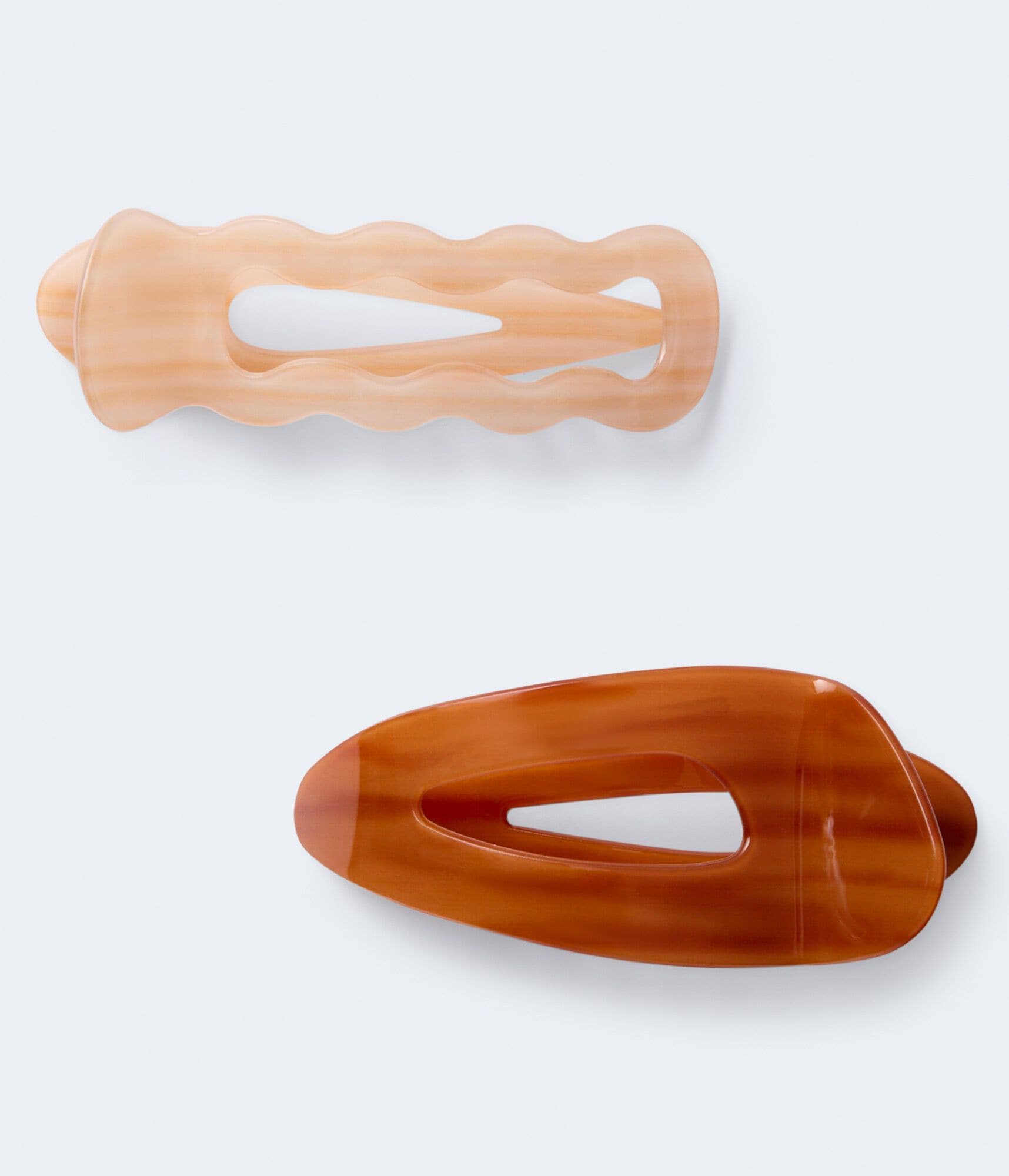 Mixed Shape Yoga Hair Clip 2-Pack