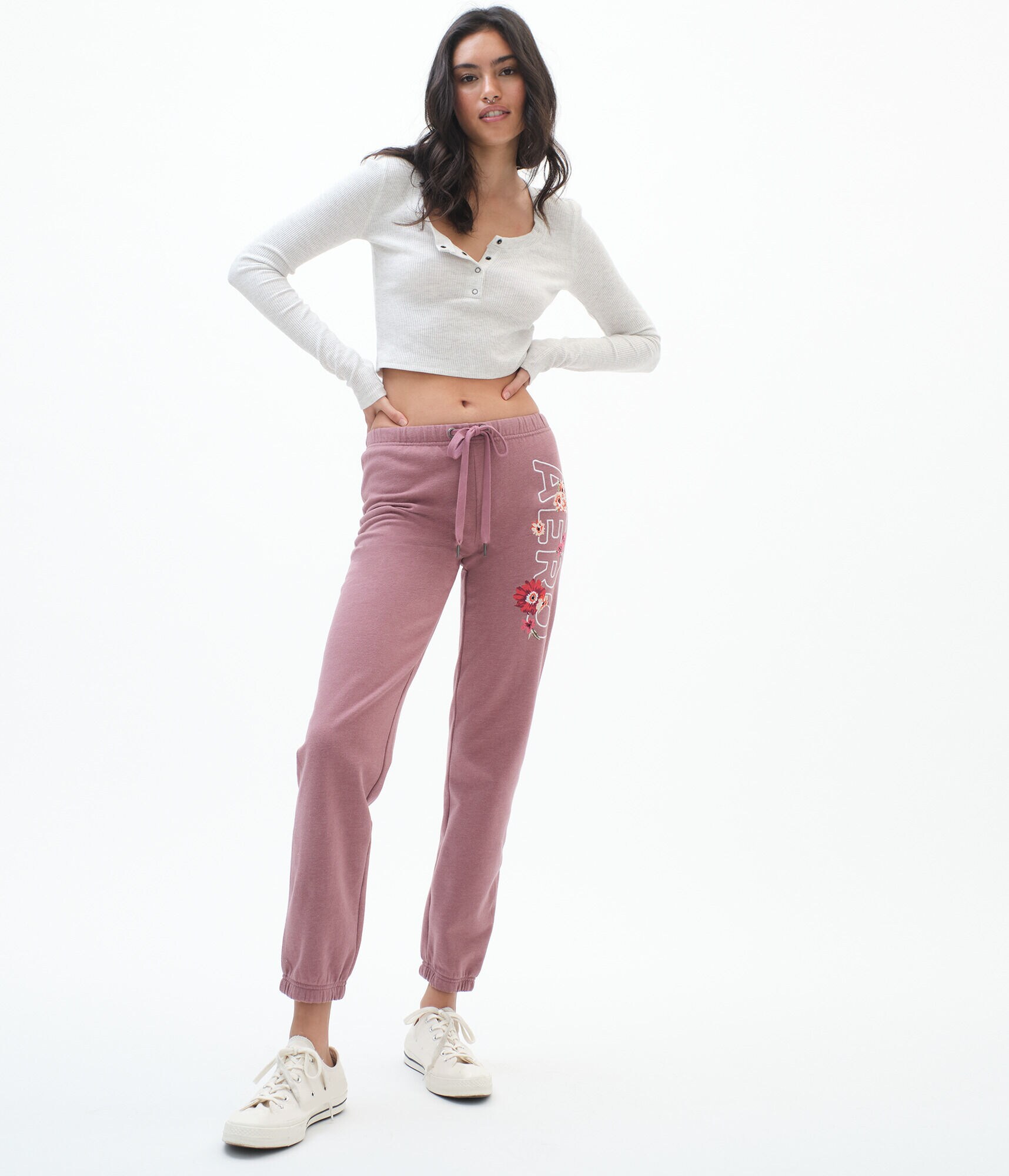 Floral Aero Cinched Sweatpants