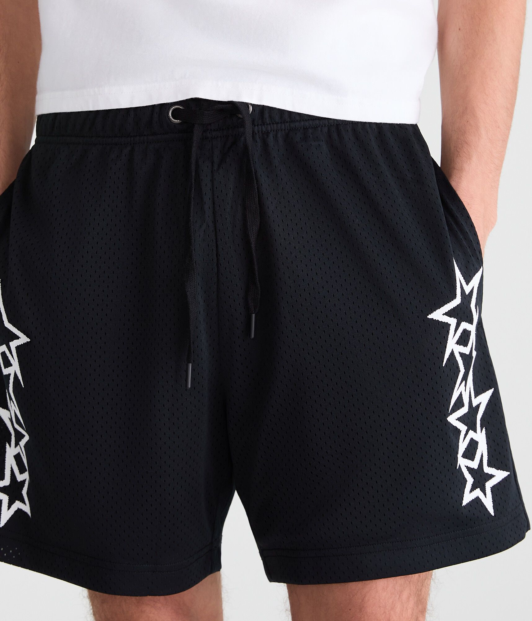 Jagged Stars Mesh Shorts
