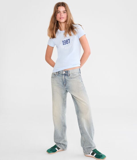 Aeropostale 1987 Appliqué Graphic Tee Aeropostale 1987 Appliqué Graphic Tee