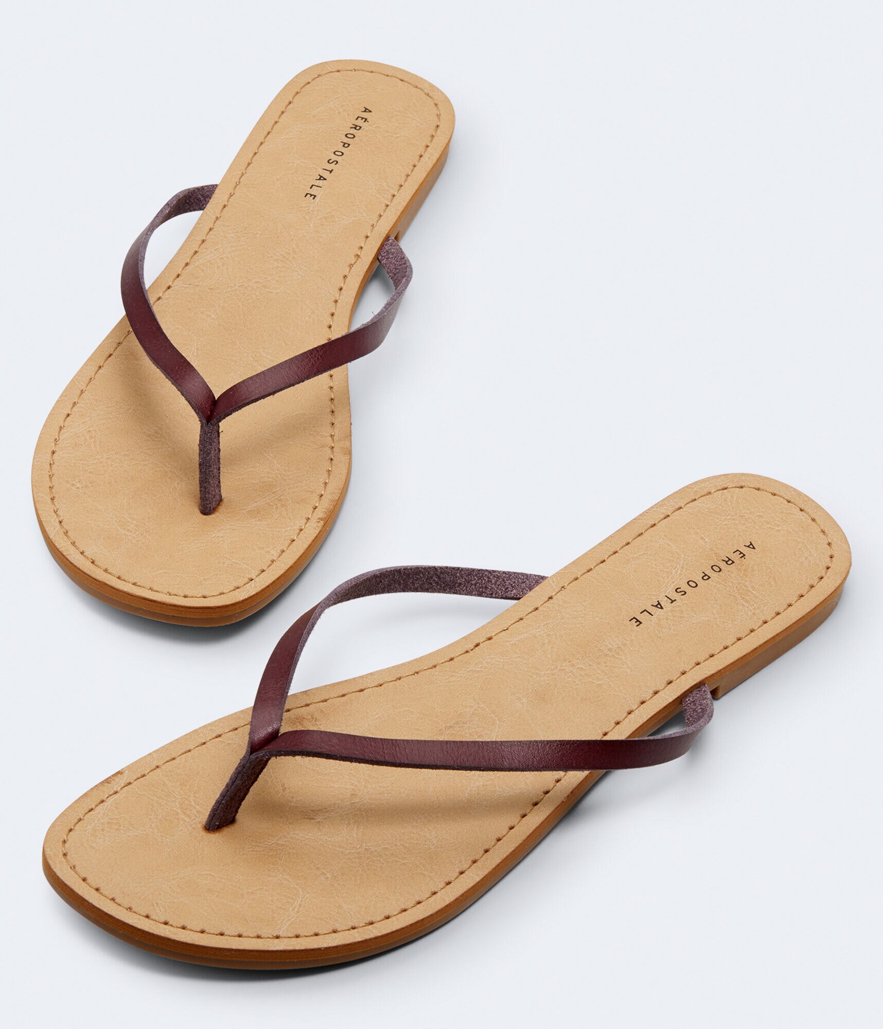 Faux Leather Flip-Flop