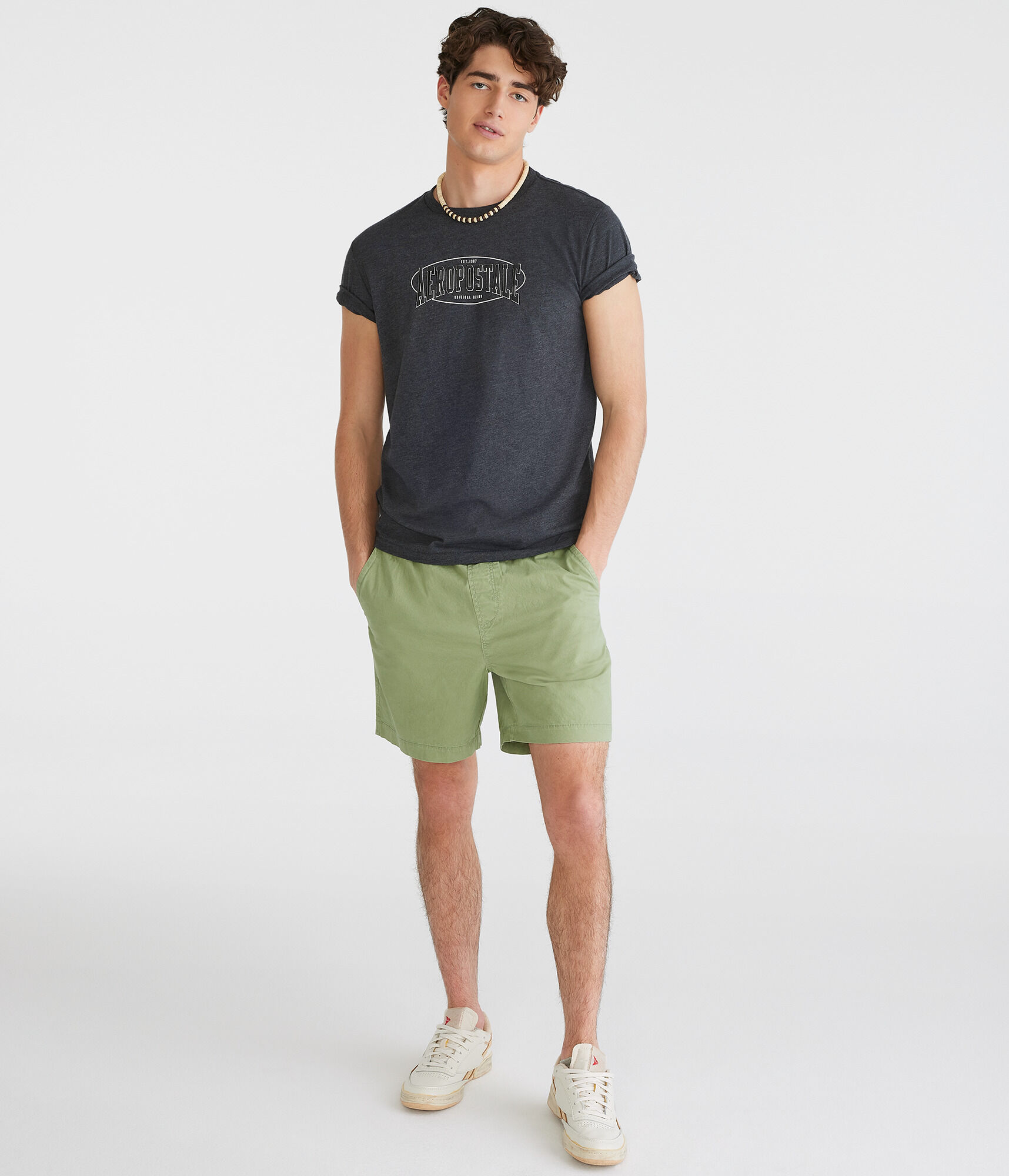 Aeropostale Oval Logo Graphic Tee