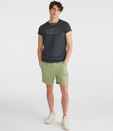 Aeropostale Oval Logo Graphic Tee