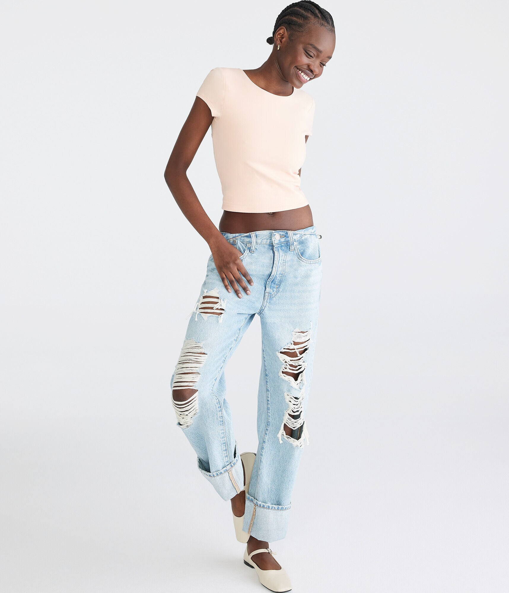 Seriously Soft Open-Back Baby Tee