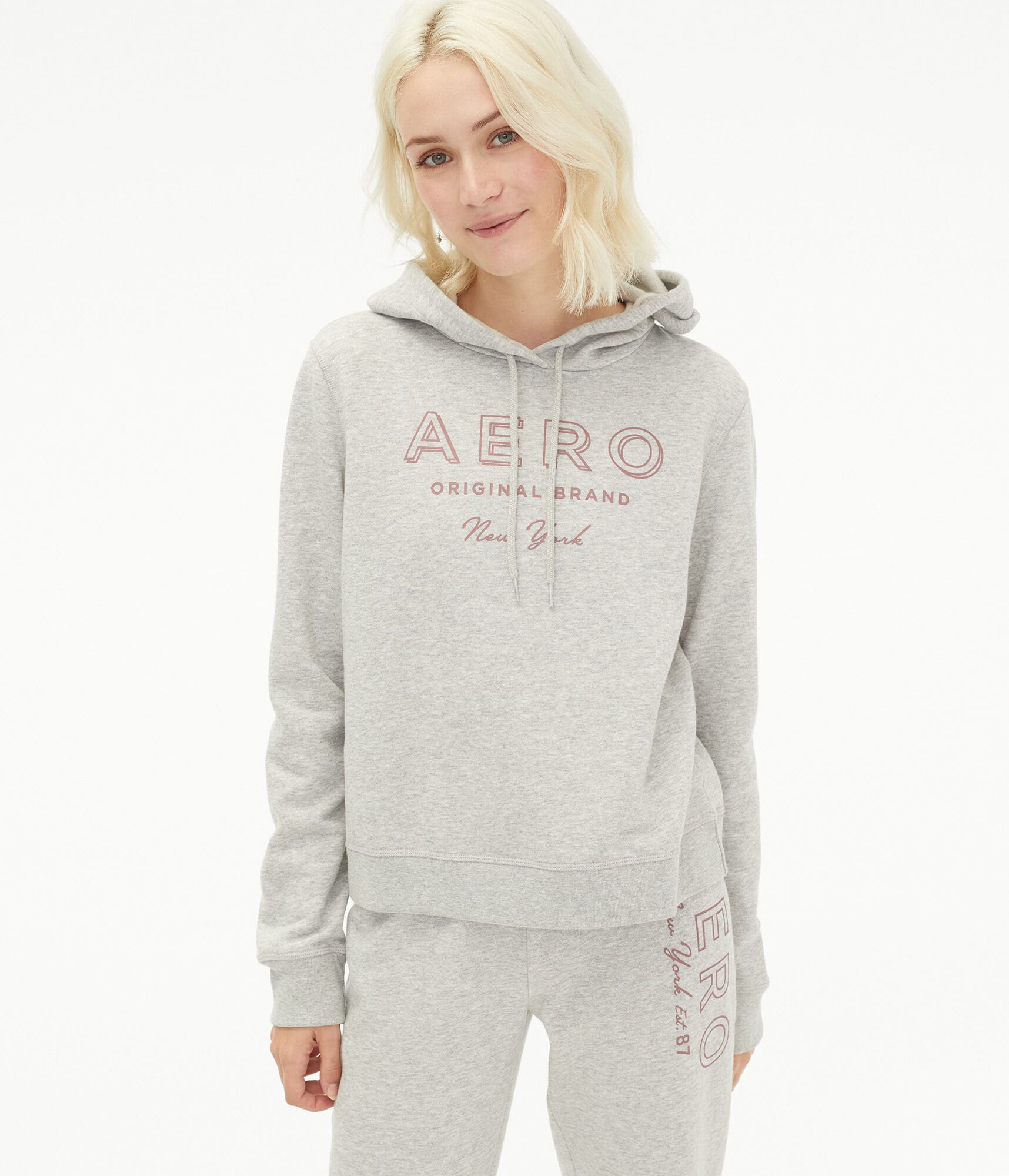 Aero Original Brand Foil Pullover Hoodie