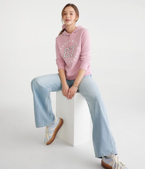 Aeropostale 87 Circle Pullover Hoodie Aeropostale 87 Circle Pullover Hoodie