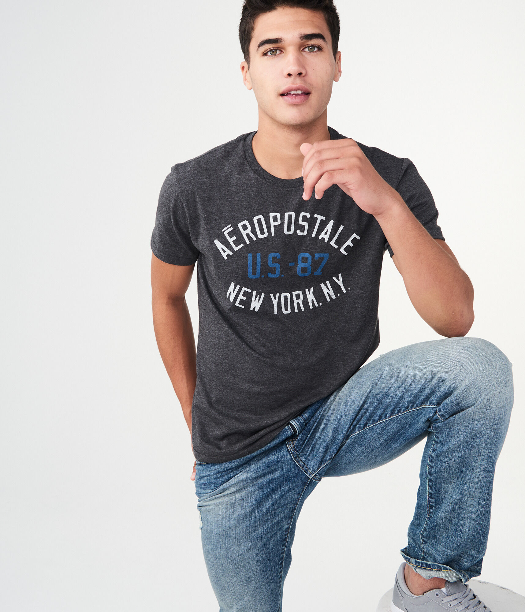 Aero US-87 NY Logo Graphic Tee