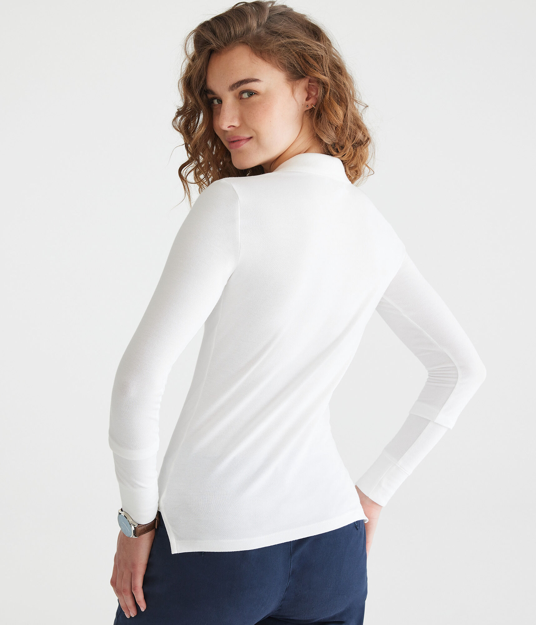 long sleeve polo shirts womens aeropostale