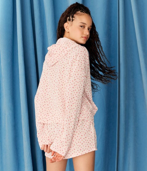 Demetra for Aero Floral Sleep Hoodie Demetra for Aero Floral Sleep Hoodie