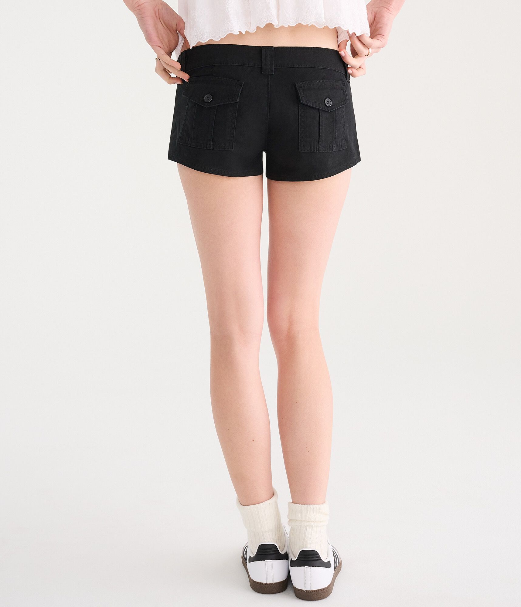 Low-Rise Utility Shorts