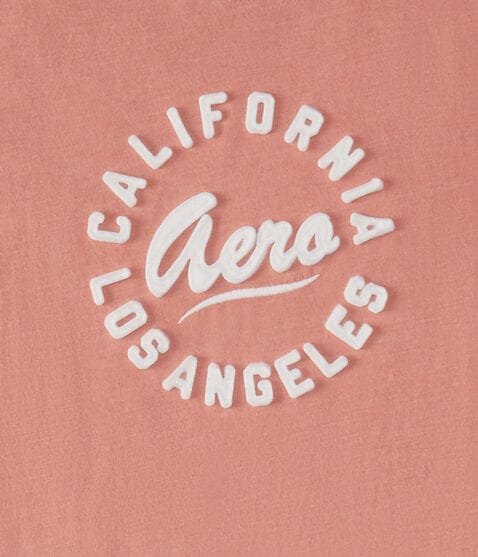 Aeropostale Cali Circle Appliqué Graphic Tee Aeropostale Cali Circle Appliqué Graphic Tee