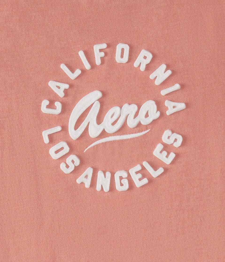 Aeropostale Cali Circle Appliqué Graphic Tee
