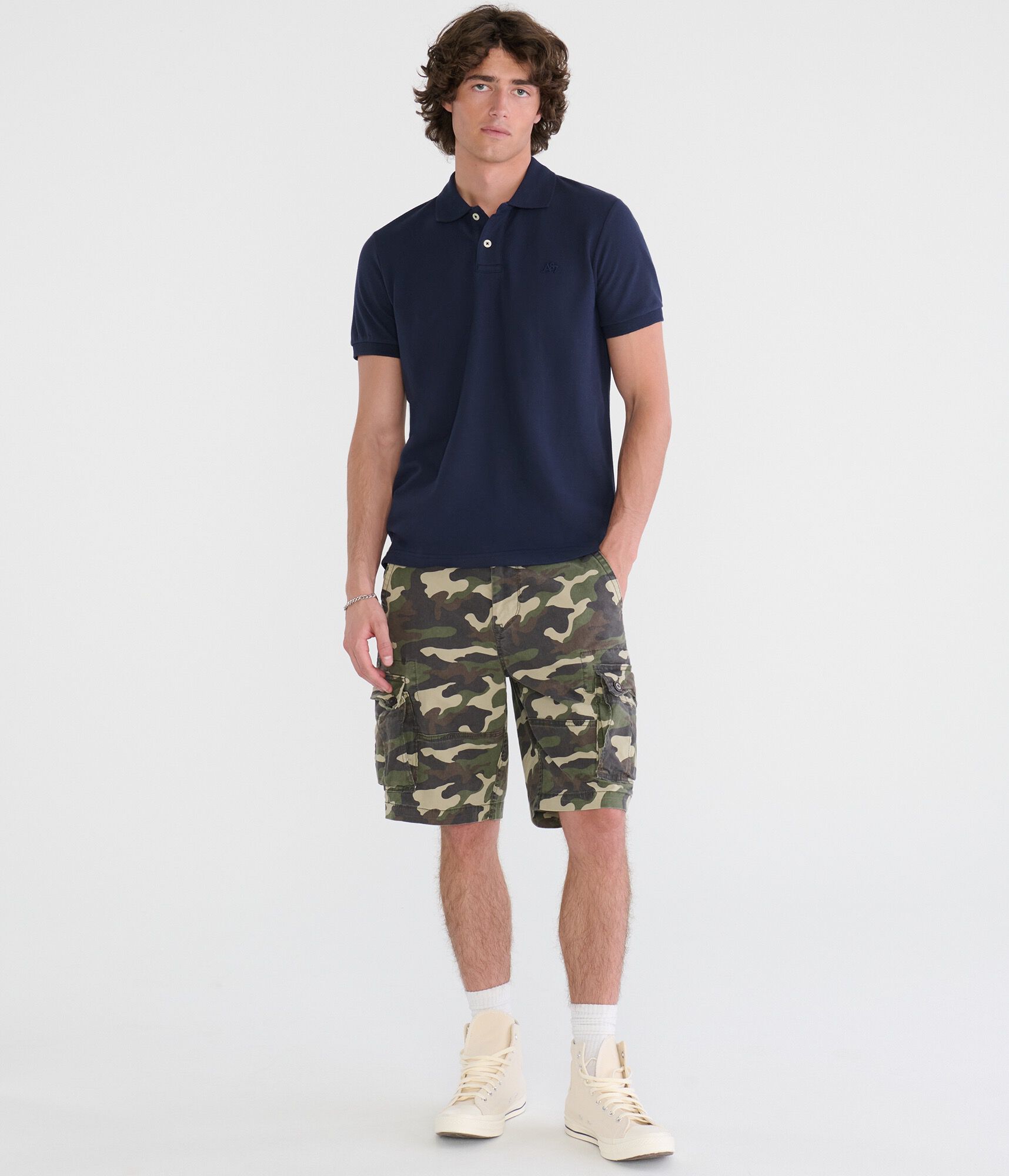 Tonal A87 Logo Piqu&eacute; Polo