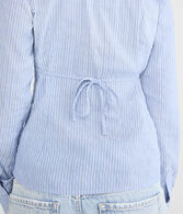 Long Sleeve Thin Stripe Fitted Shirt