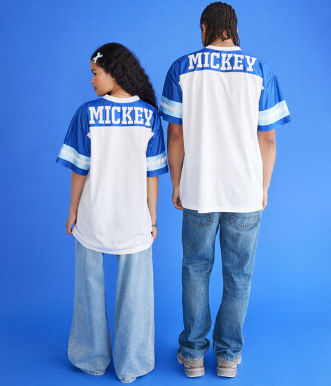 Mickey & Friends | Aero Mickey Mouse 28 V-Neck Mesh Top