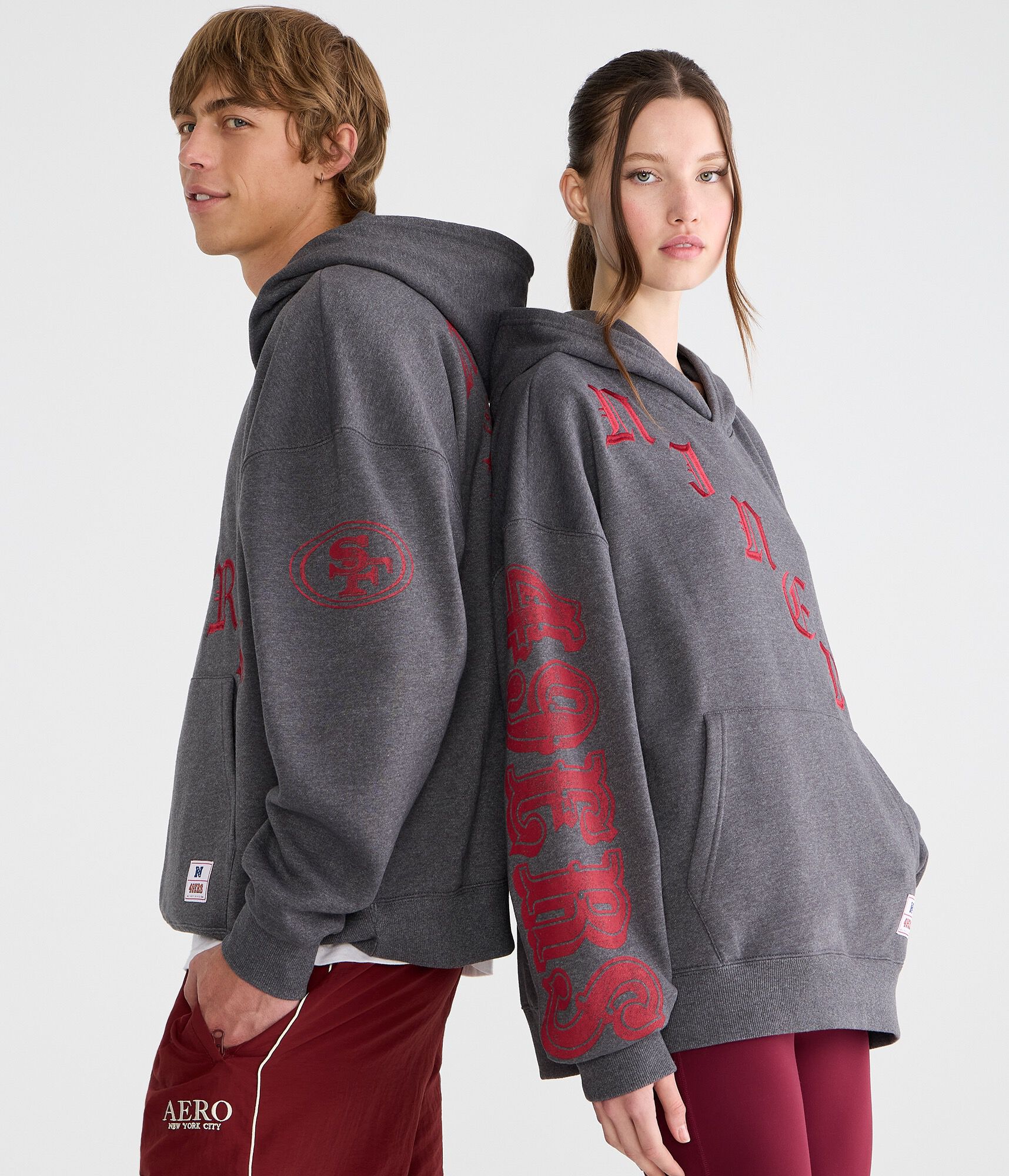 San Francisco 49ers Embroidered Pullover Hoodie