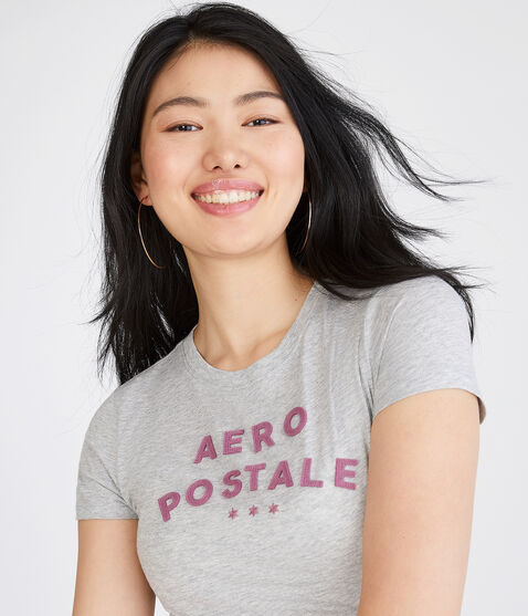 Logo Arch Star Appliqué Graphic Tee Logo Arch Star Appliqué Graphic Tee