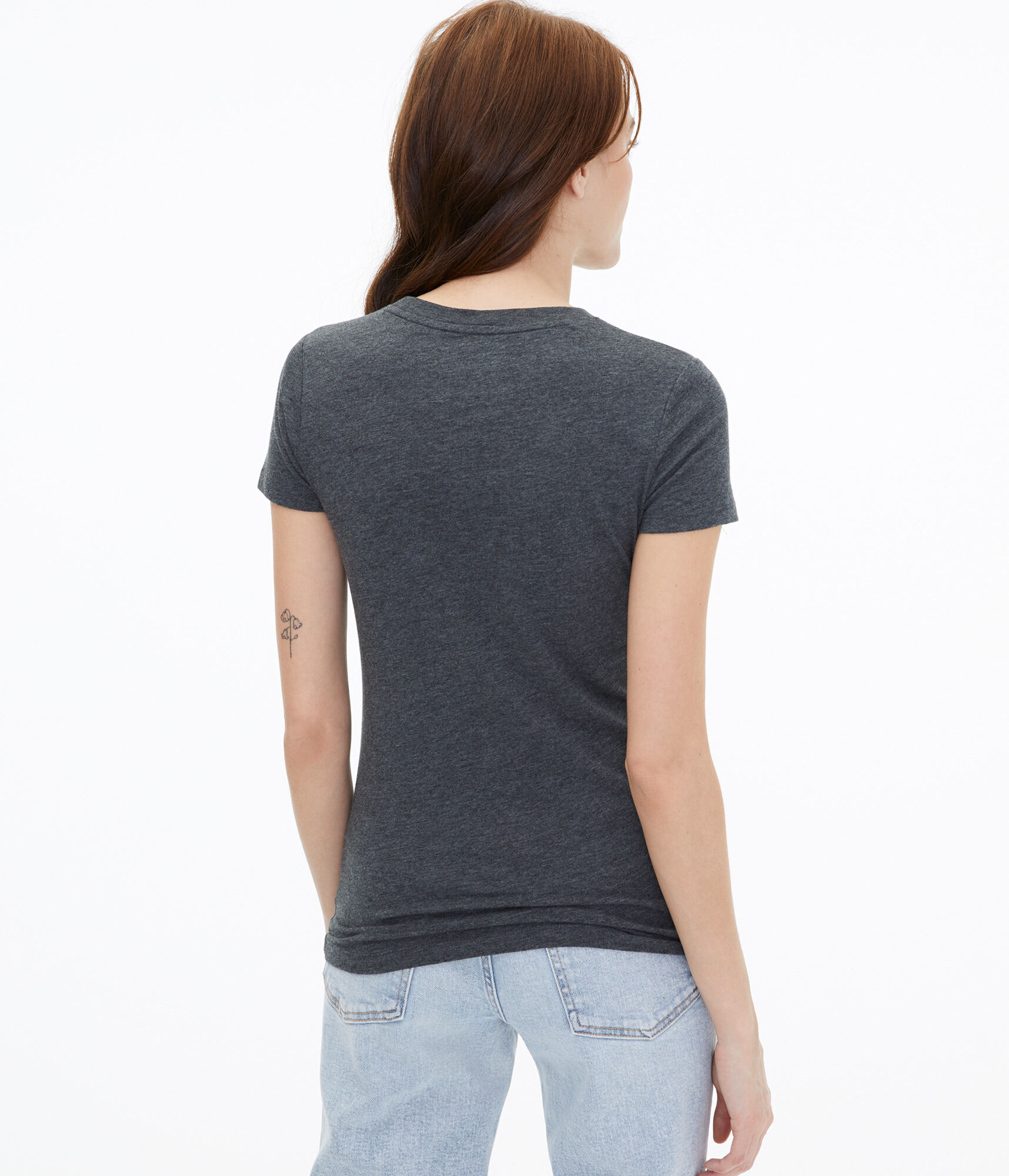 Aeropostale Cali Hibiscus Appliqu&eacute; Graphic Tee