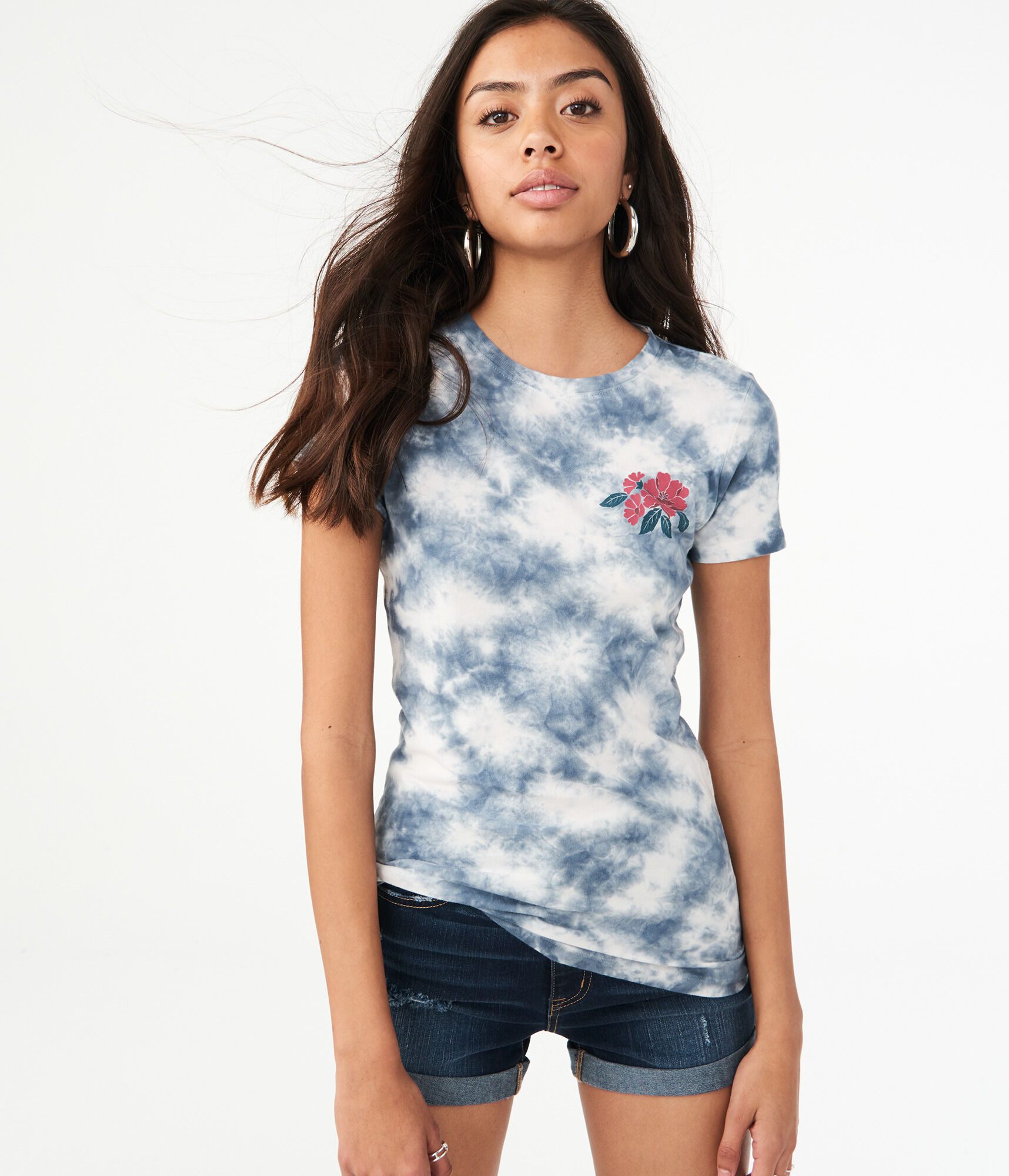 Free State Flower Tie-Dye Graphic Tee