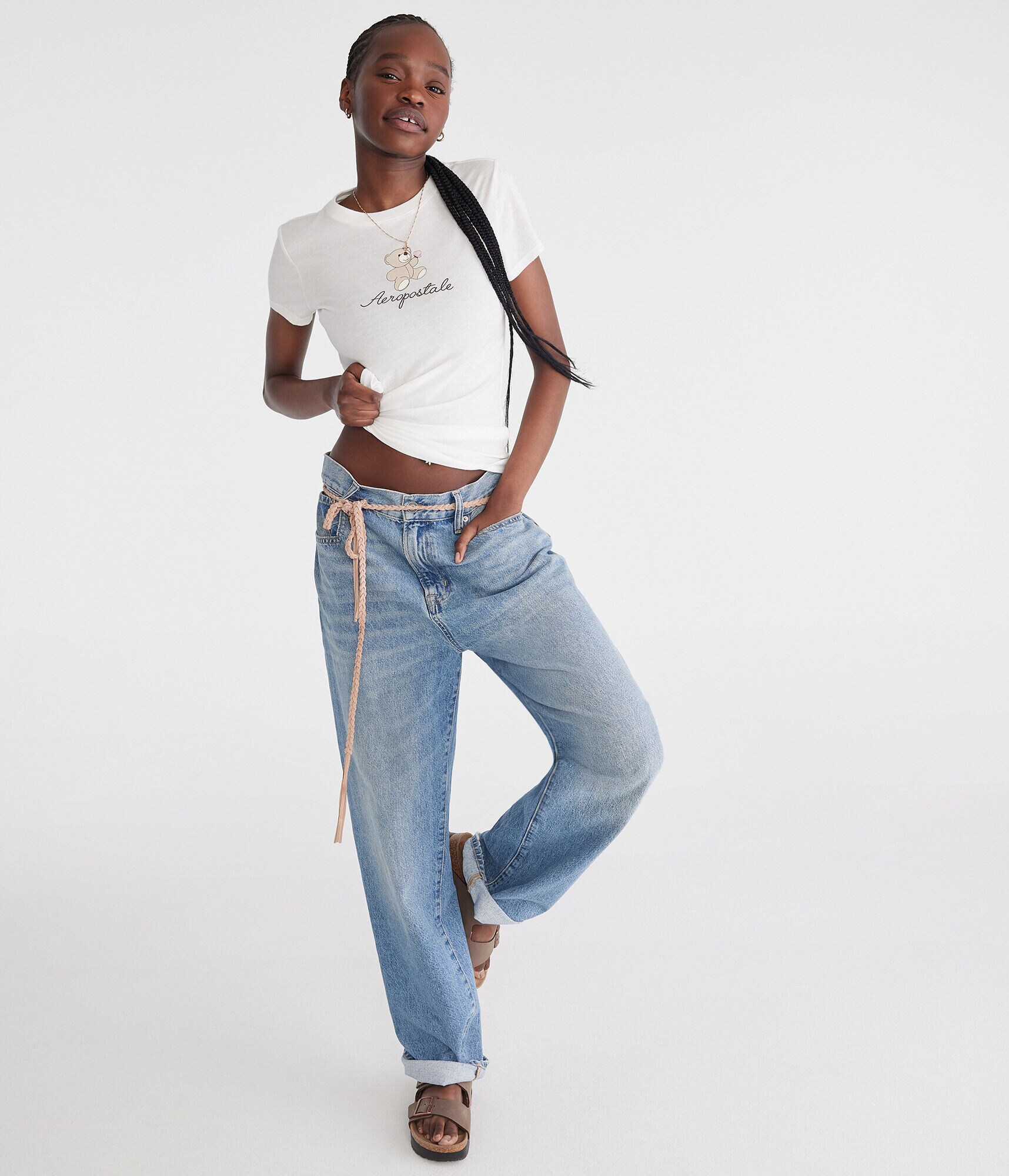 Aeropostale Teddy Bear Graphic Tee