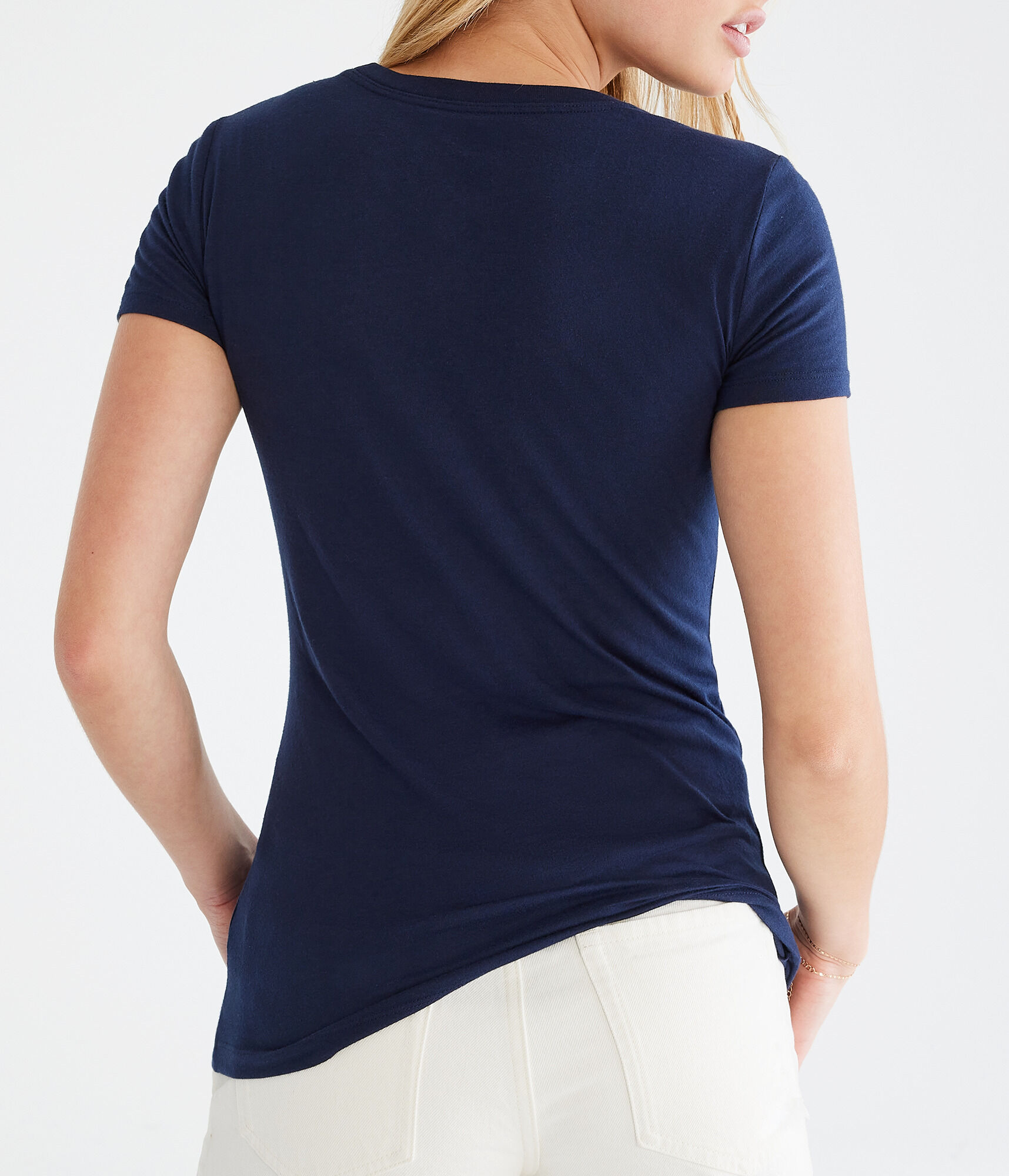 Los Angeles Skyline Glitter Graphic Tee