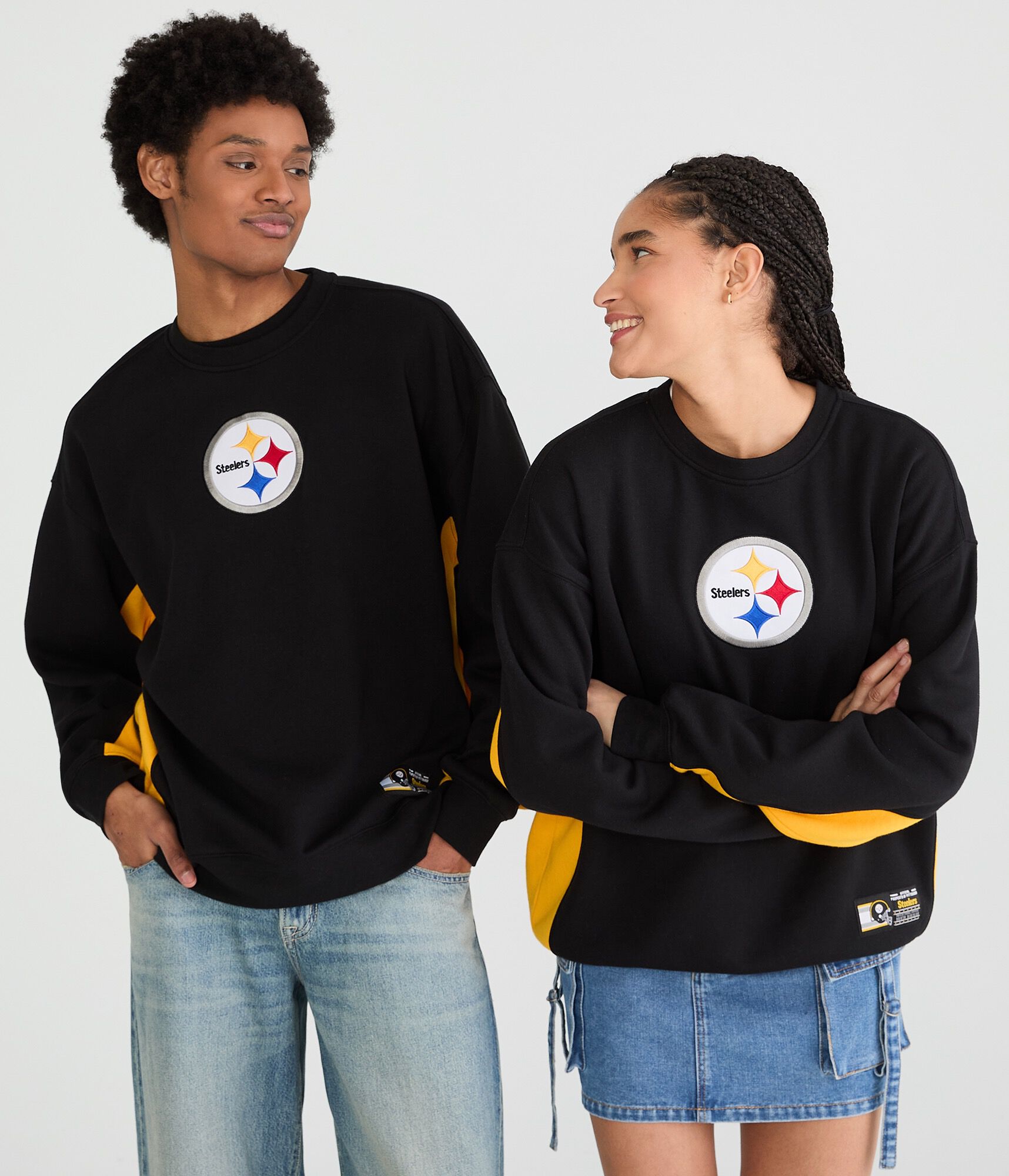 Pittsburgh Steelers Logo Crew Sweatshirt