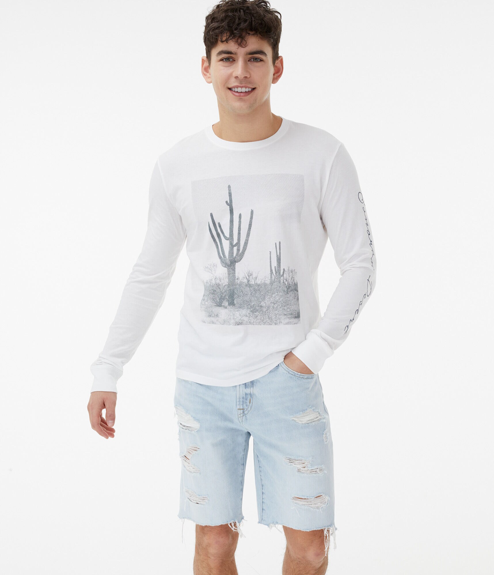 Long Sleeve Sonoran Desert Graphic Tee***