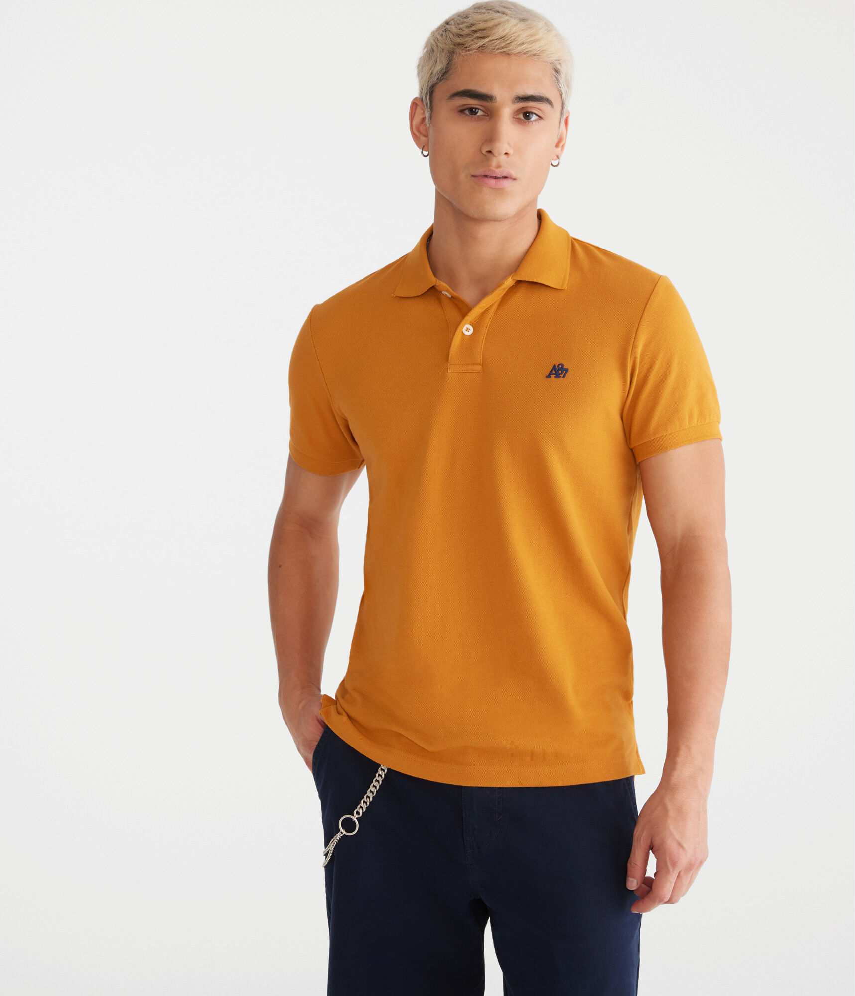 Eco A87 Logo Piqué Polo