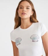 Seriously Soft Seashells Graphic Baby Tee