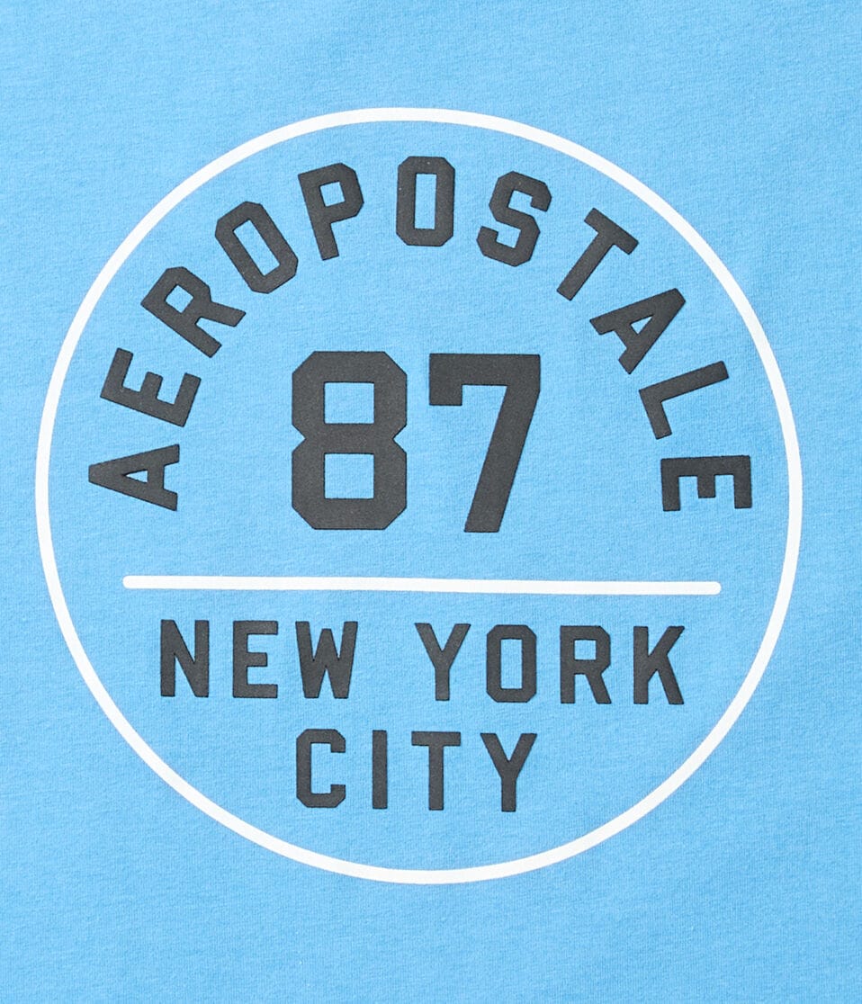 Aeropostale 87 Circle Graphic Tee