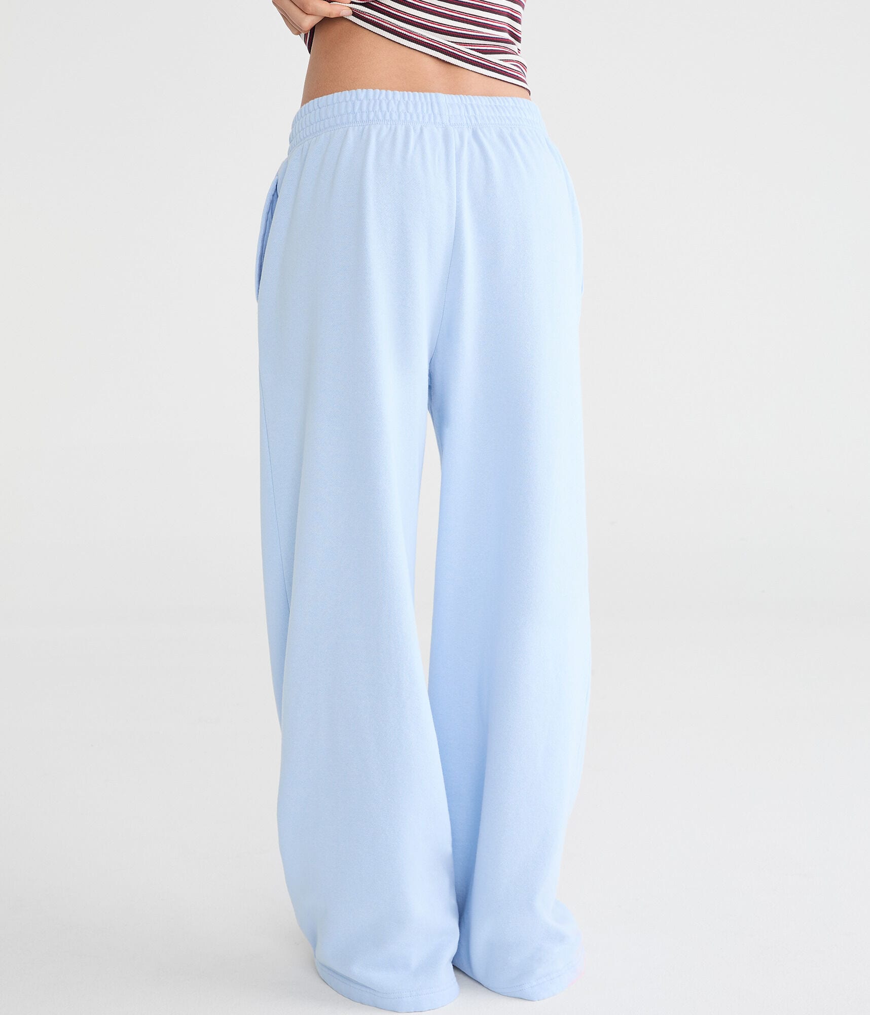 Cloud Soft Mid-Rise Wide Leg Sweatpants