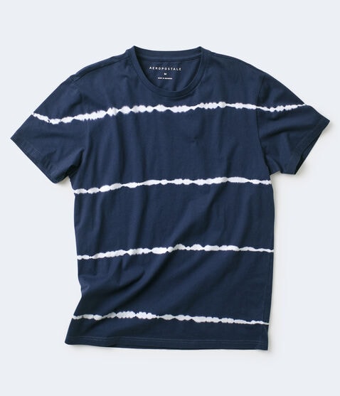 Tie-Dye Stripe Crew Tee Tie-Dye Stripe Crew Tee