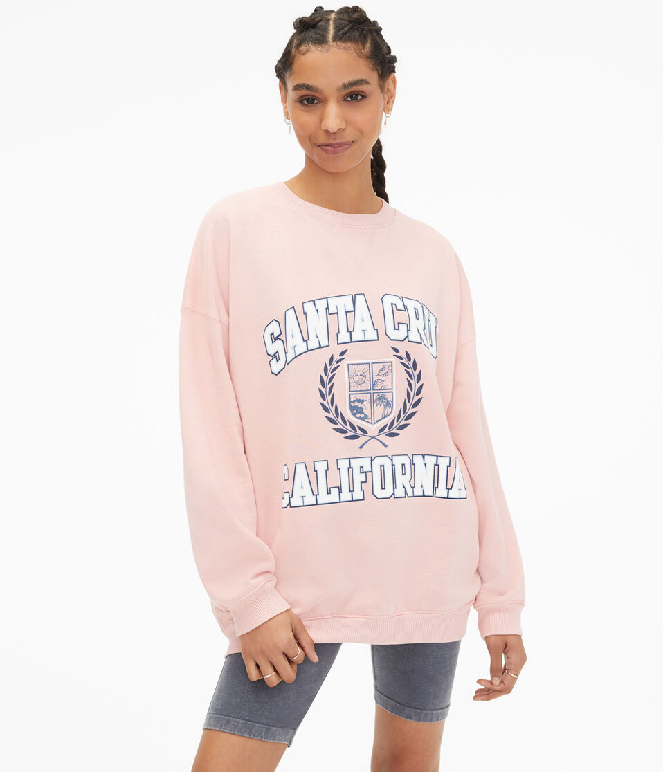 Crew Neck Santa Cruz Sweatshirt Santa Cruz Oversized Crew Sweatshirt