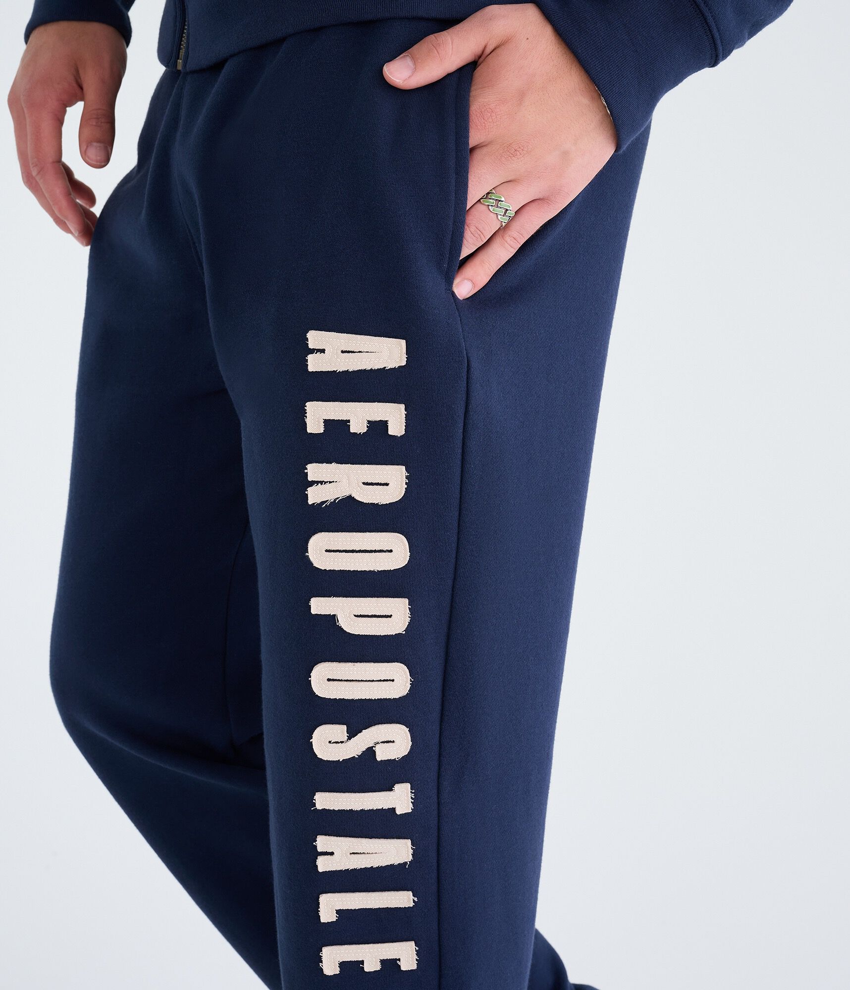 Aeropostale Heritage Fleece Straight Leg Sweatpants