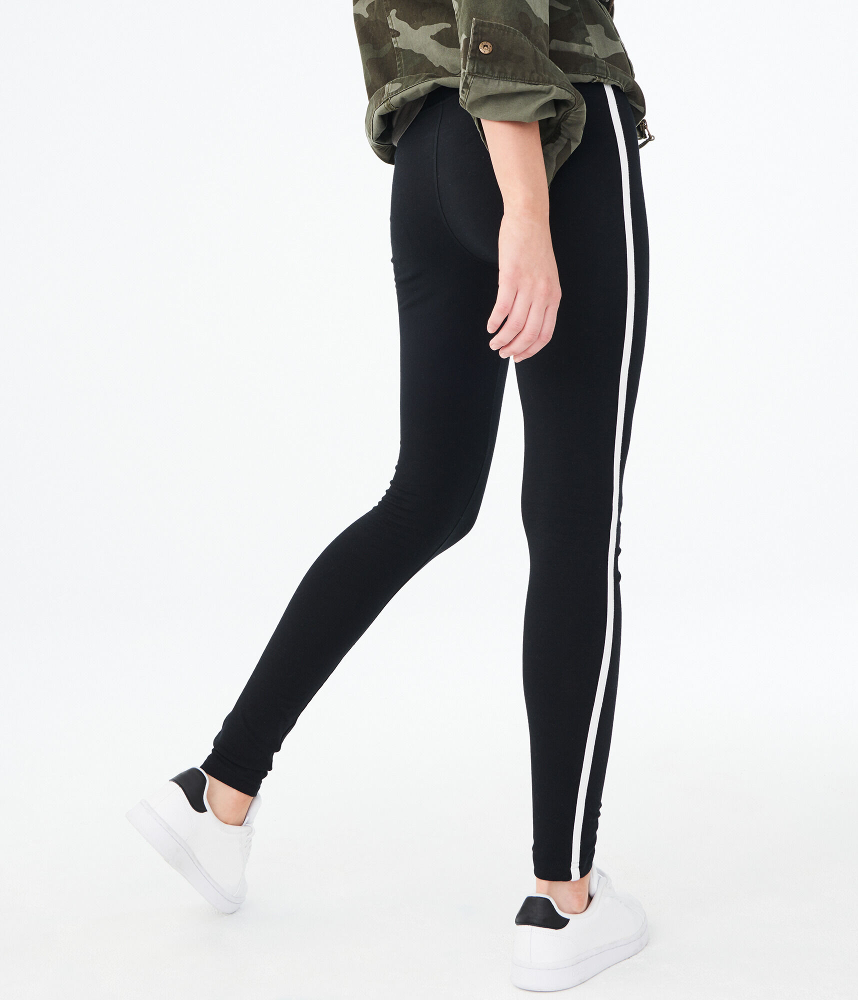 Side Stripe Leggings - Main Image